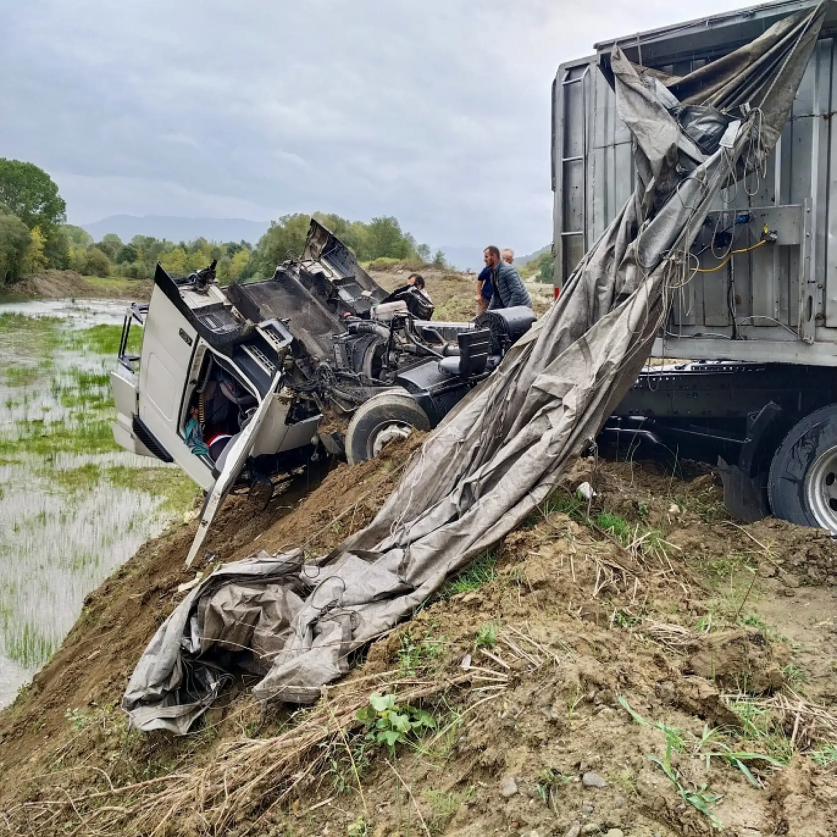 Potbaşı Mevkiinde Feci Kaza!