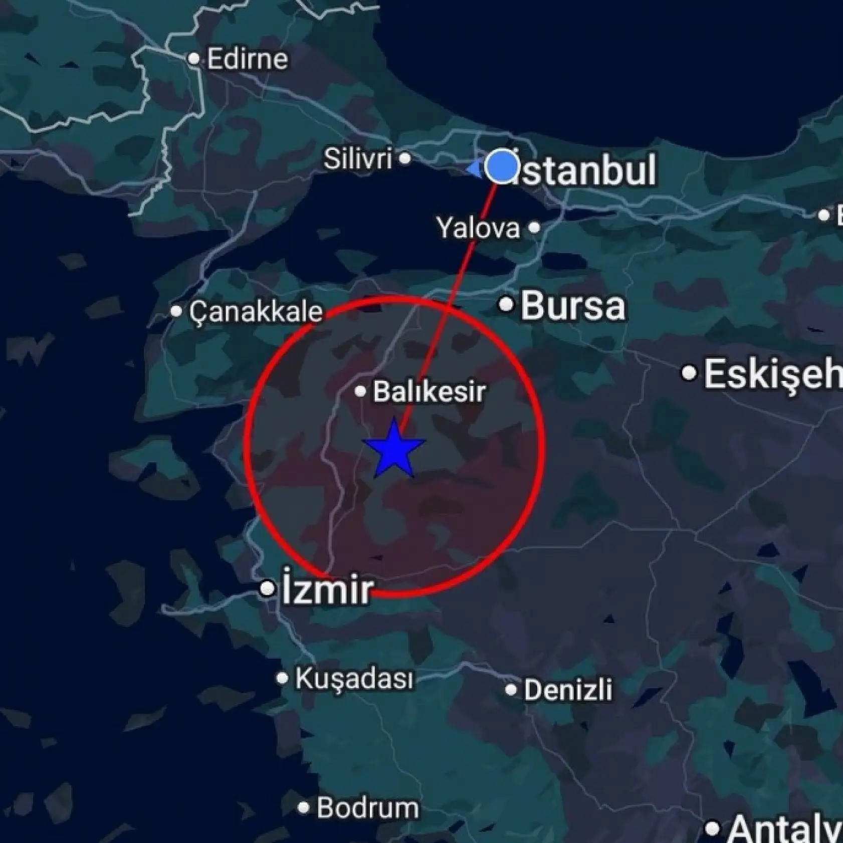 Balıkesir'de korkutan deprem