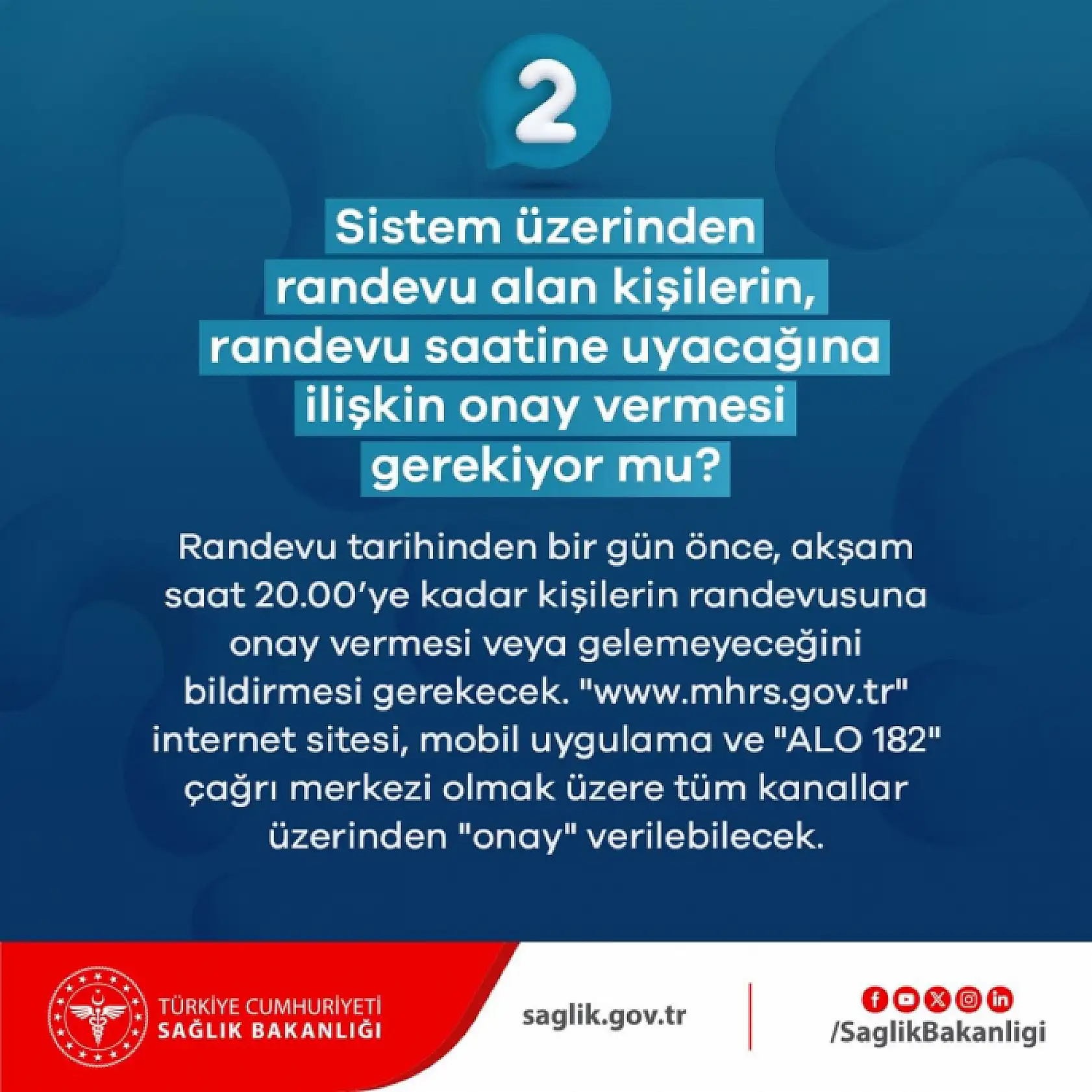Hastanelerde Onaylı Randevu Dönemi