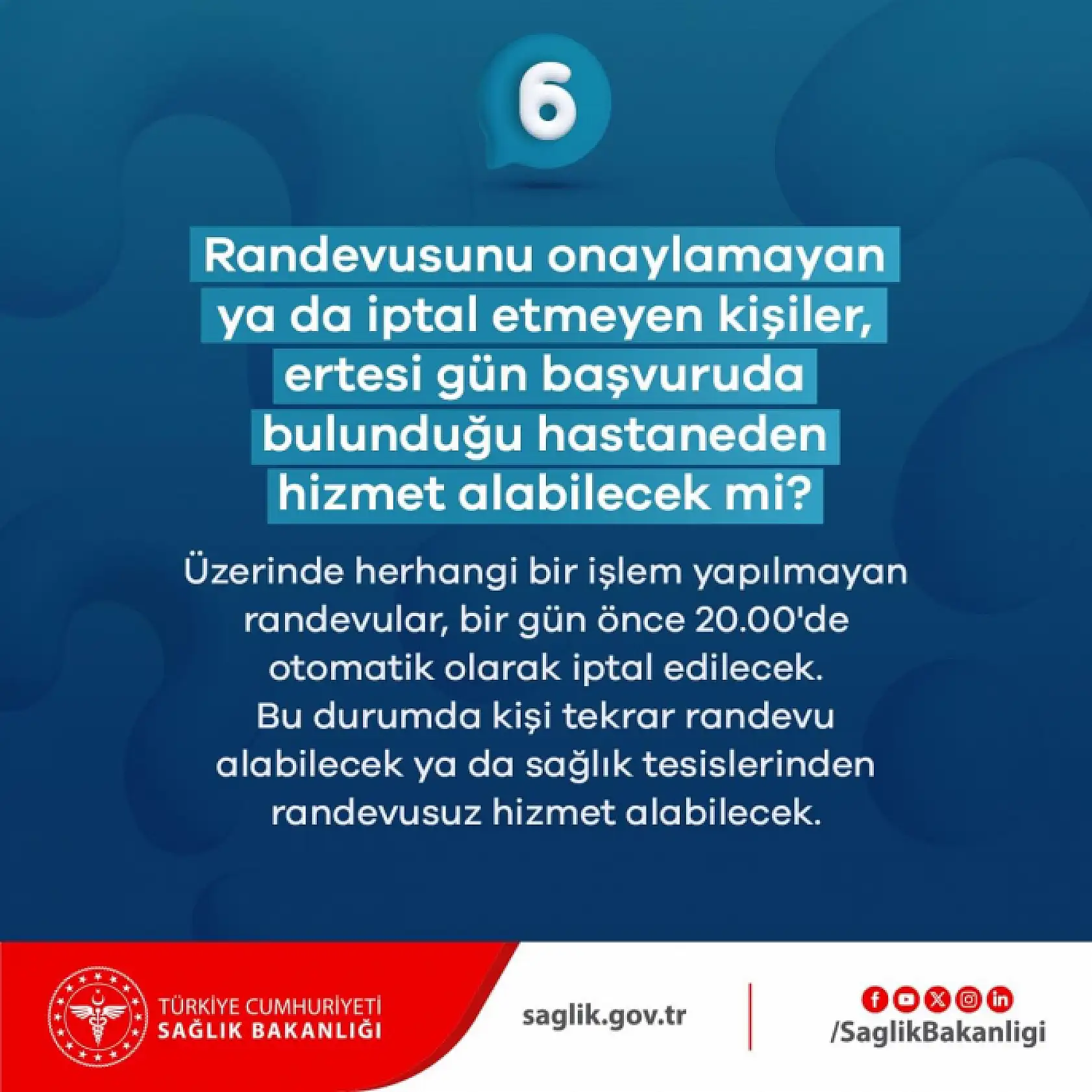 Hastanelerde Onaylı Randevu Dönemi