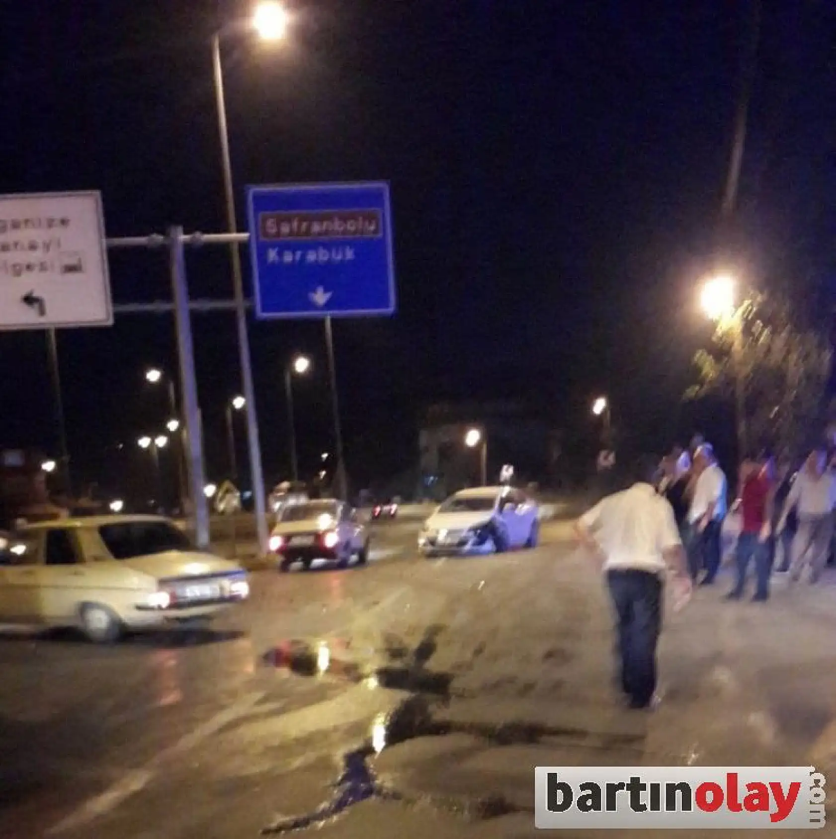 Organize sanayi kavşağında kaza