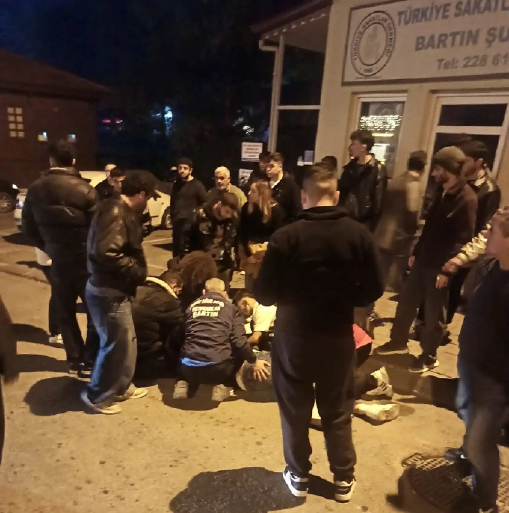 Bartın'da motosikletli kaza