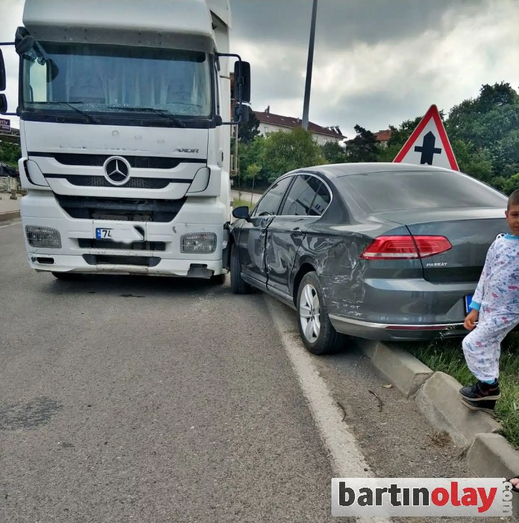 Çevre yolunda kaza!