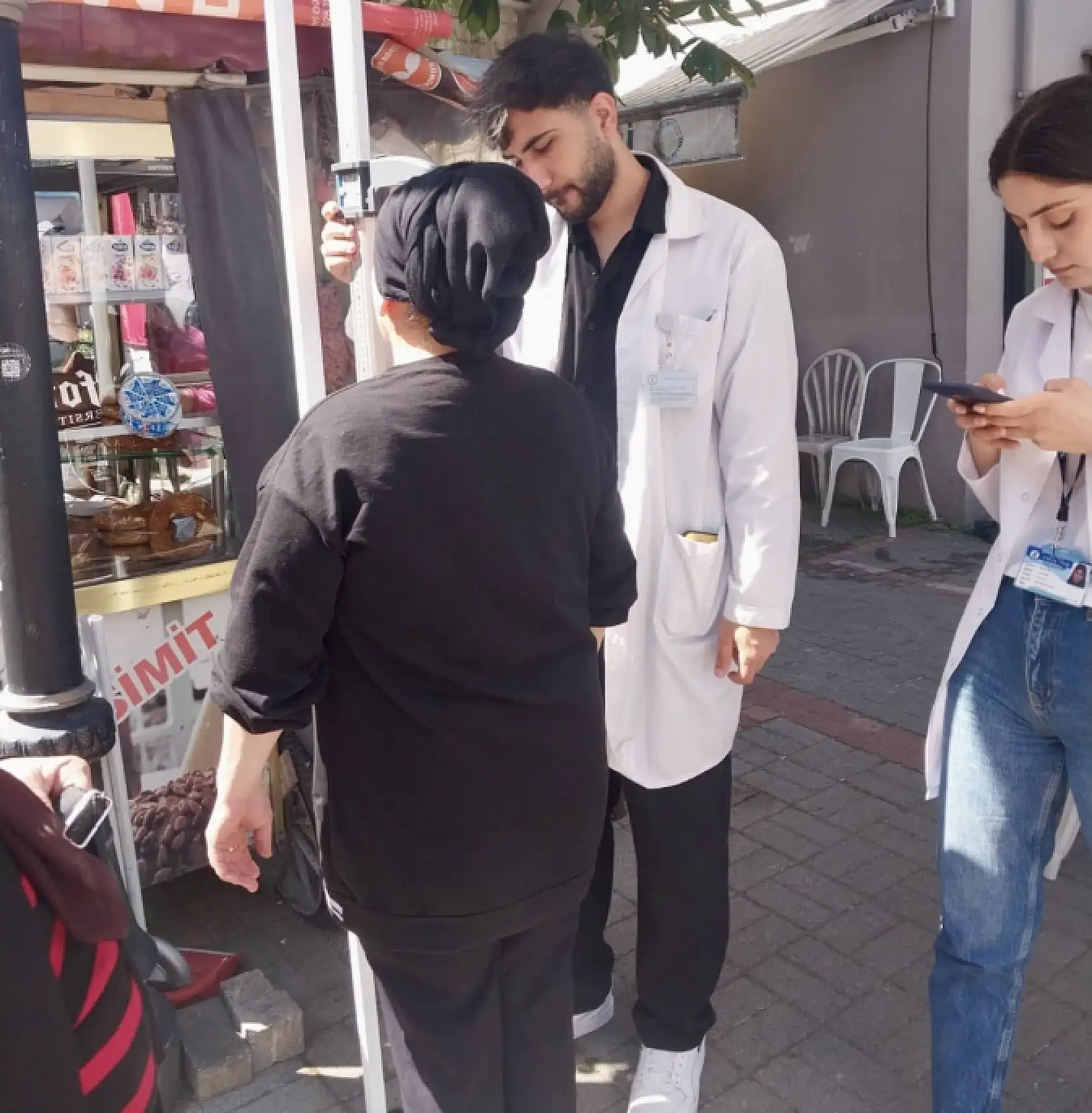 Vatandaşların bedensel ölçümü yapıldı