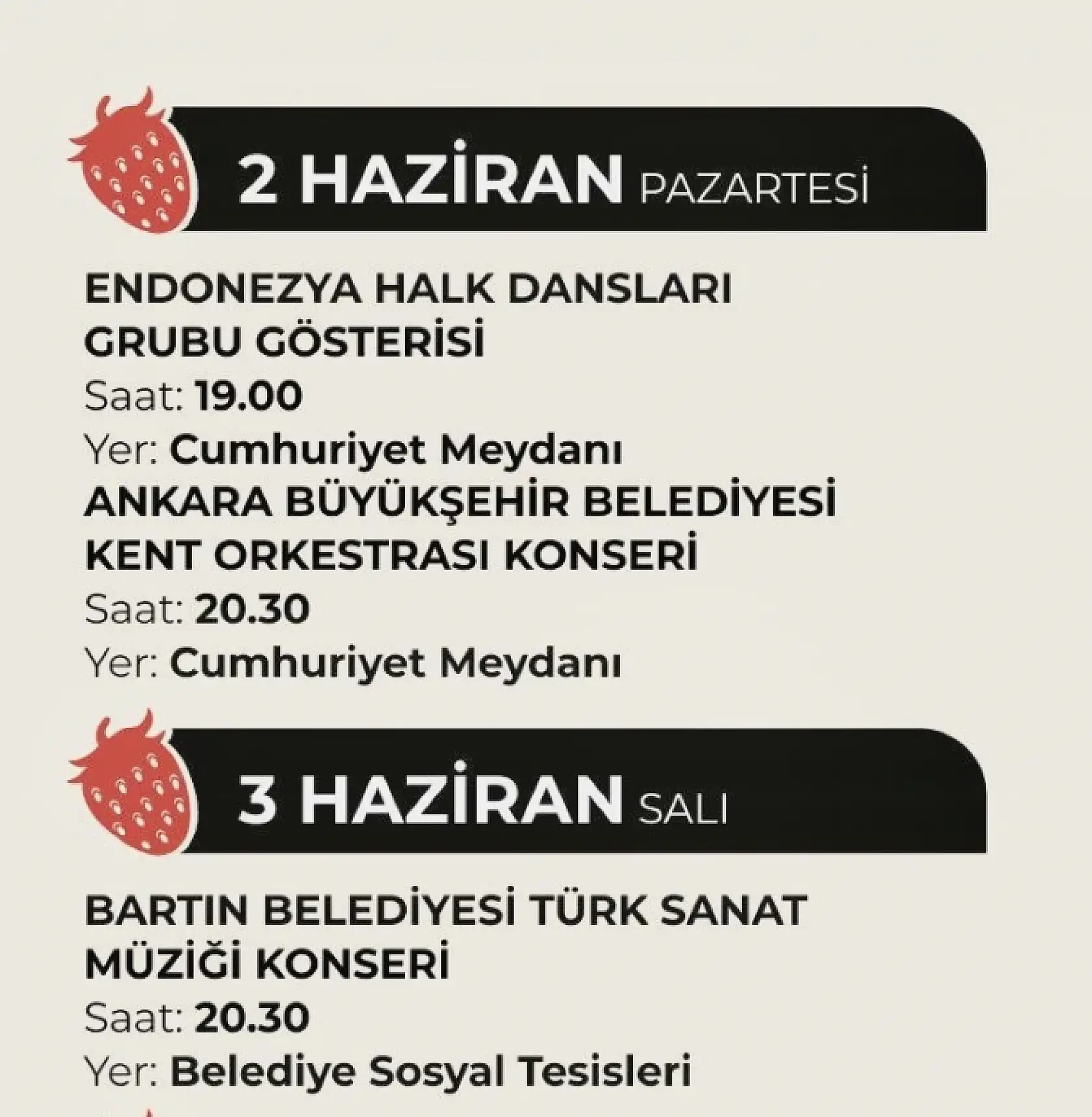 Bartın'da Çilek Festivali Başlıyor!