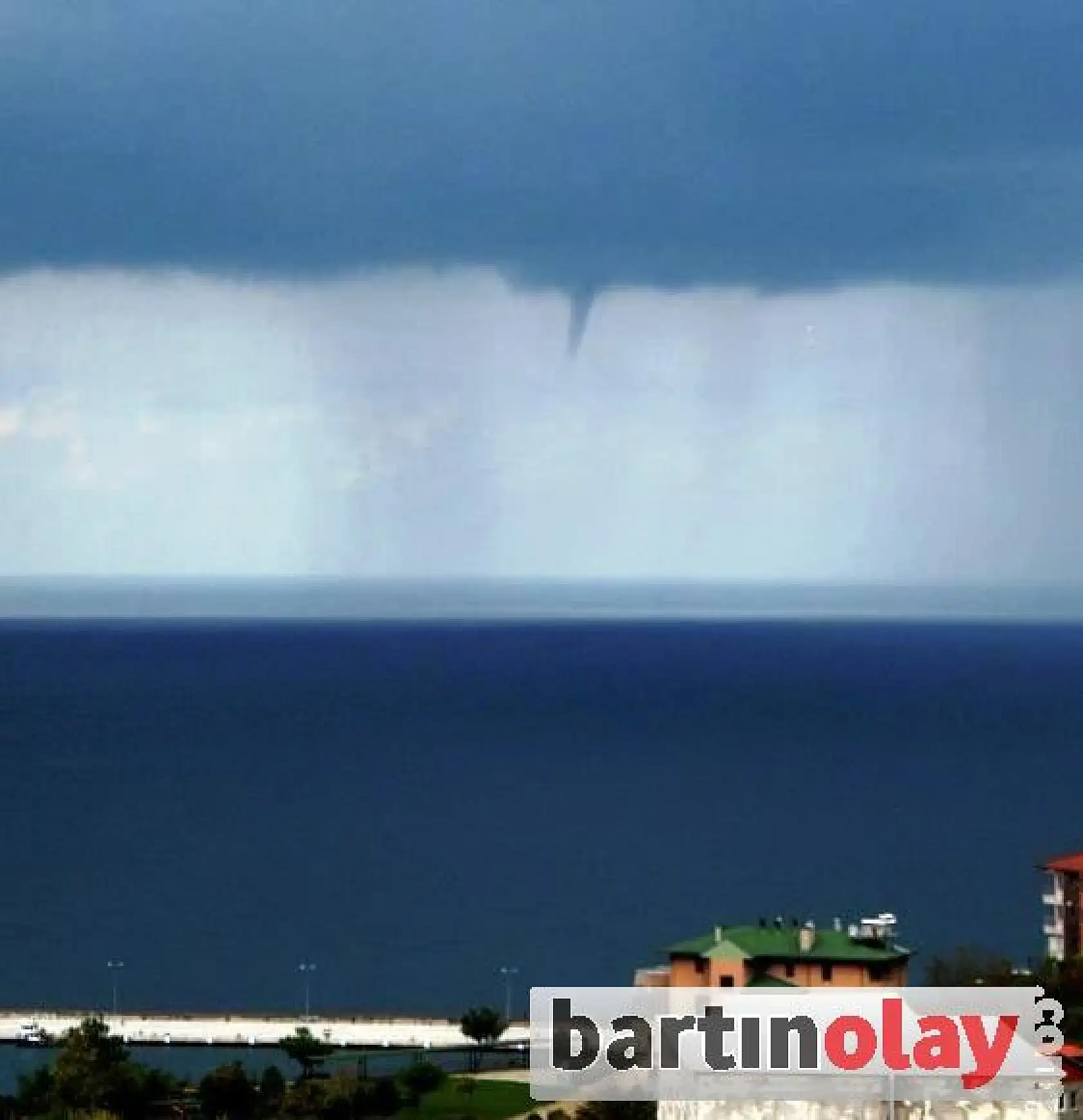 Amasra açıklarında hortum