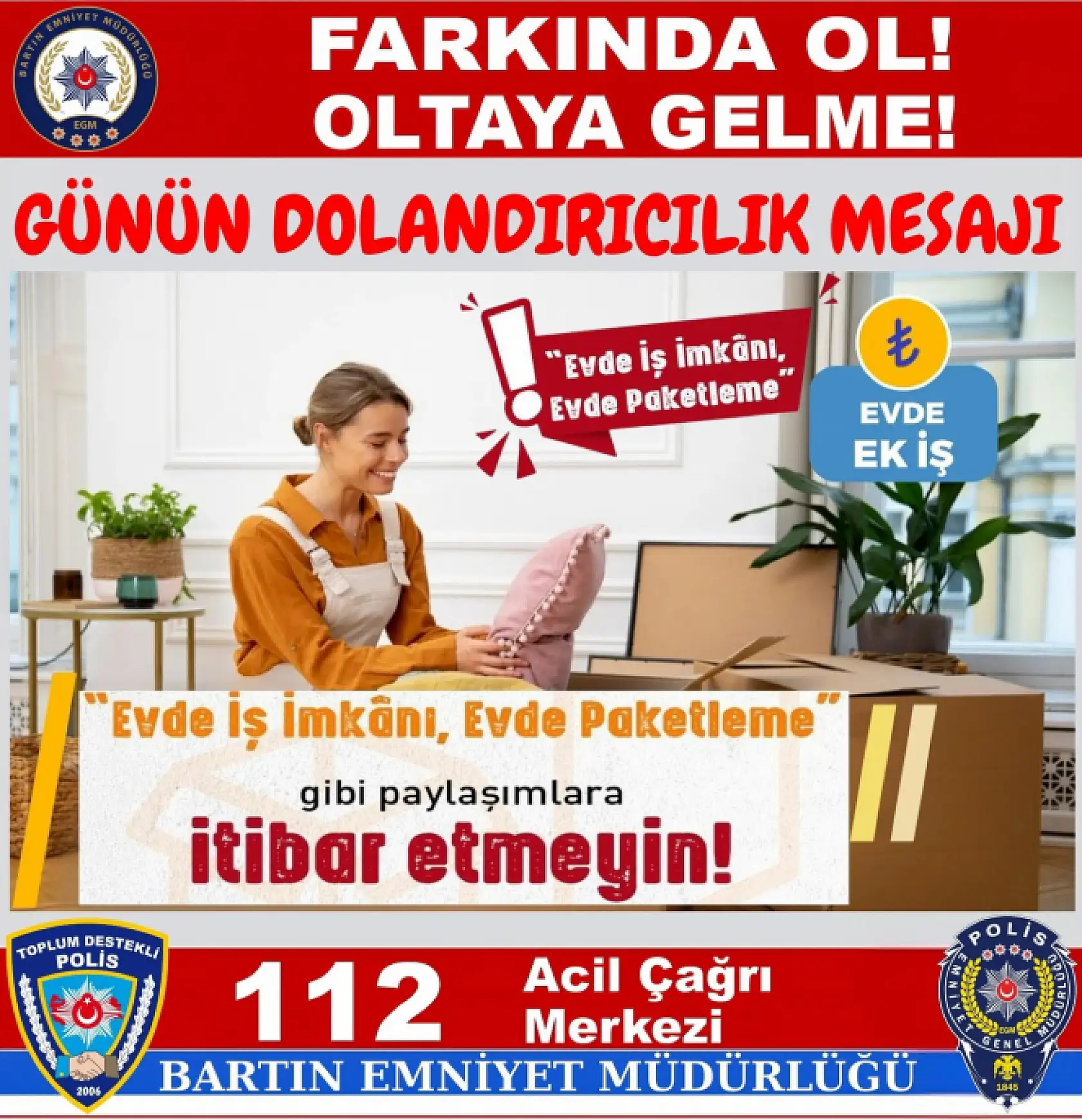 Emniyetten dikkat çeken uyarı