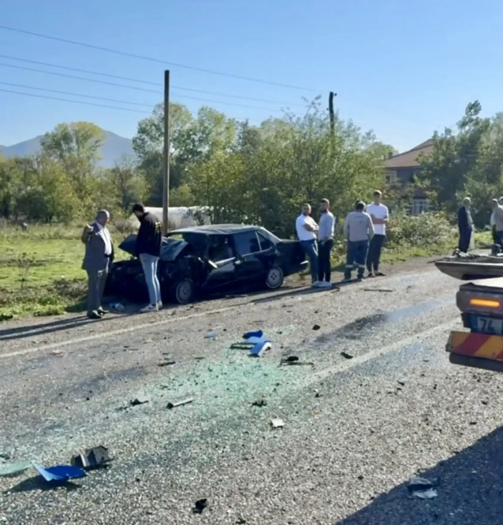 Bartın'da Zincirleme Kaza: 4 Yaralı