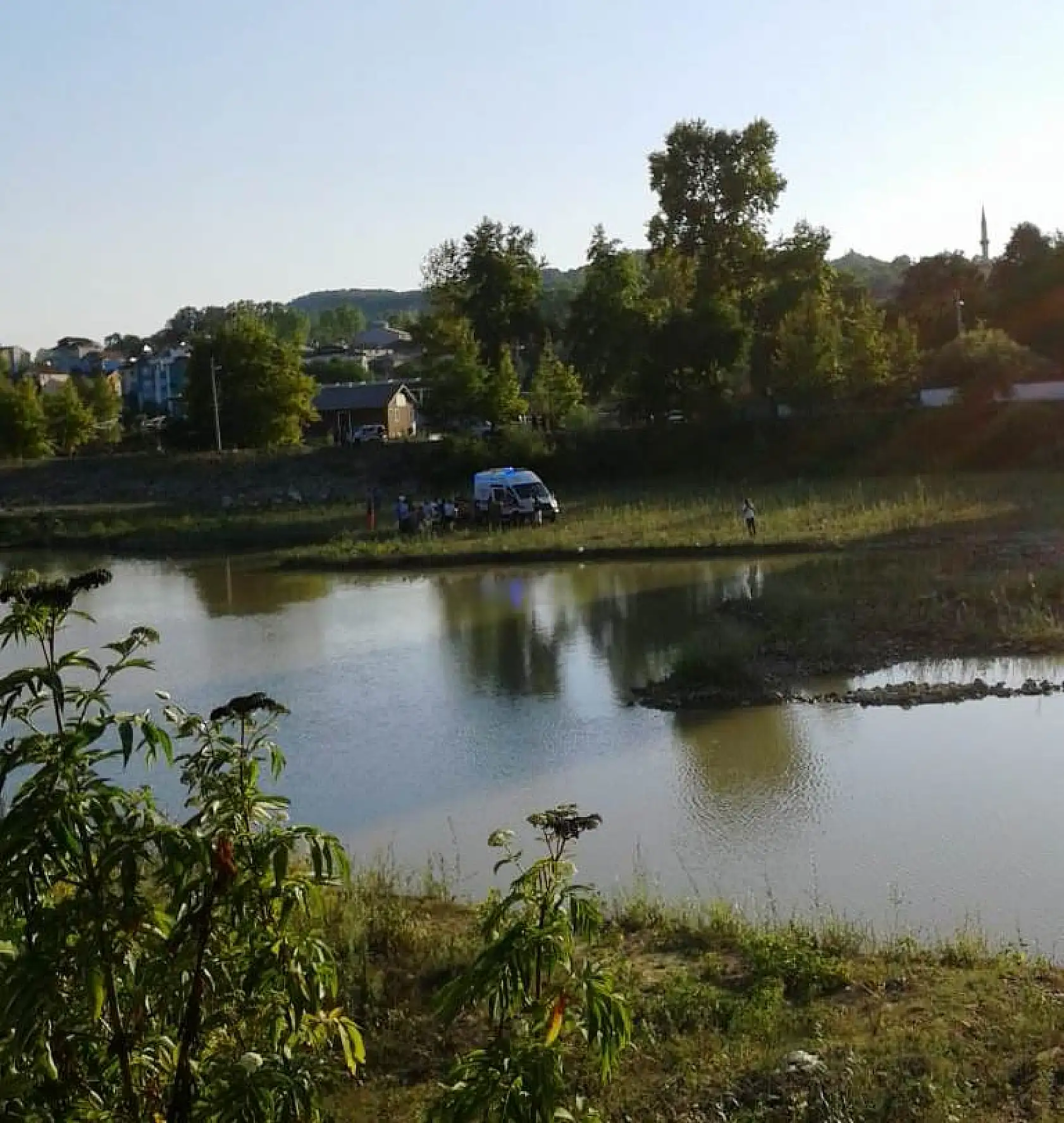 Irmağa düşen çocuktan acı haber