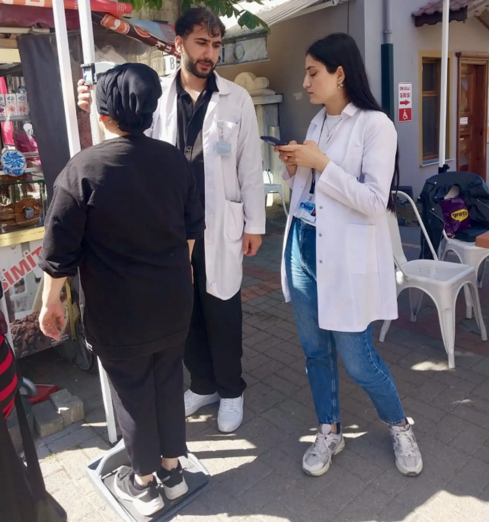 Vatandaşların bedensel ölçümü yapıldı