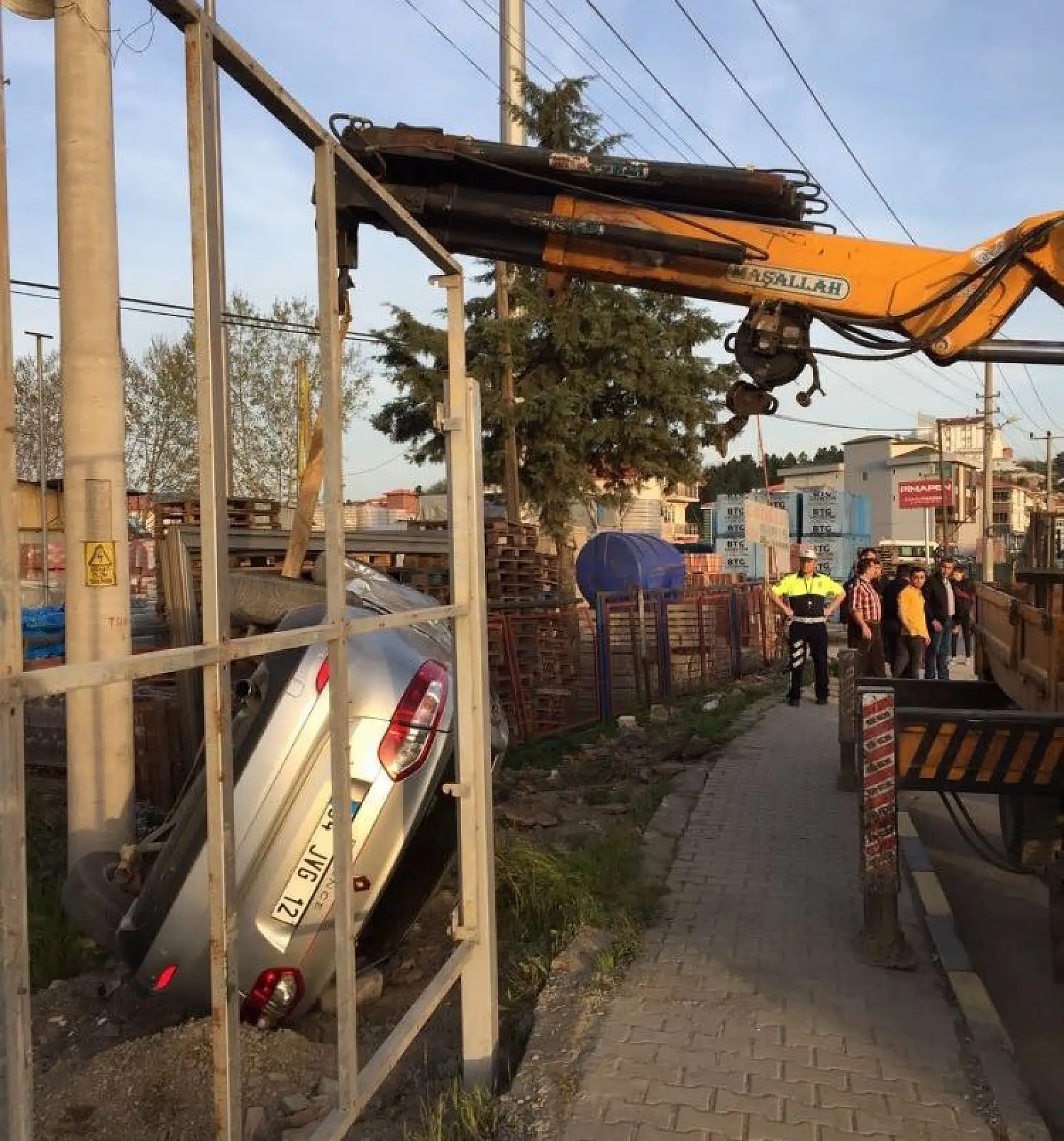 Akıllı kavşakta kaza