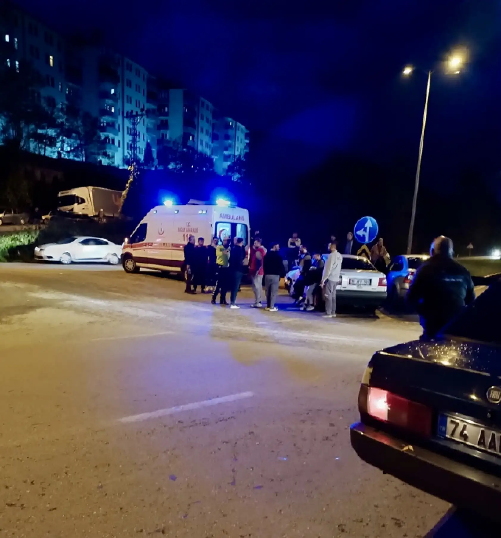 Arıt yol ayrımında yine kaza