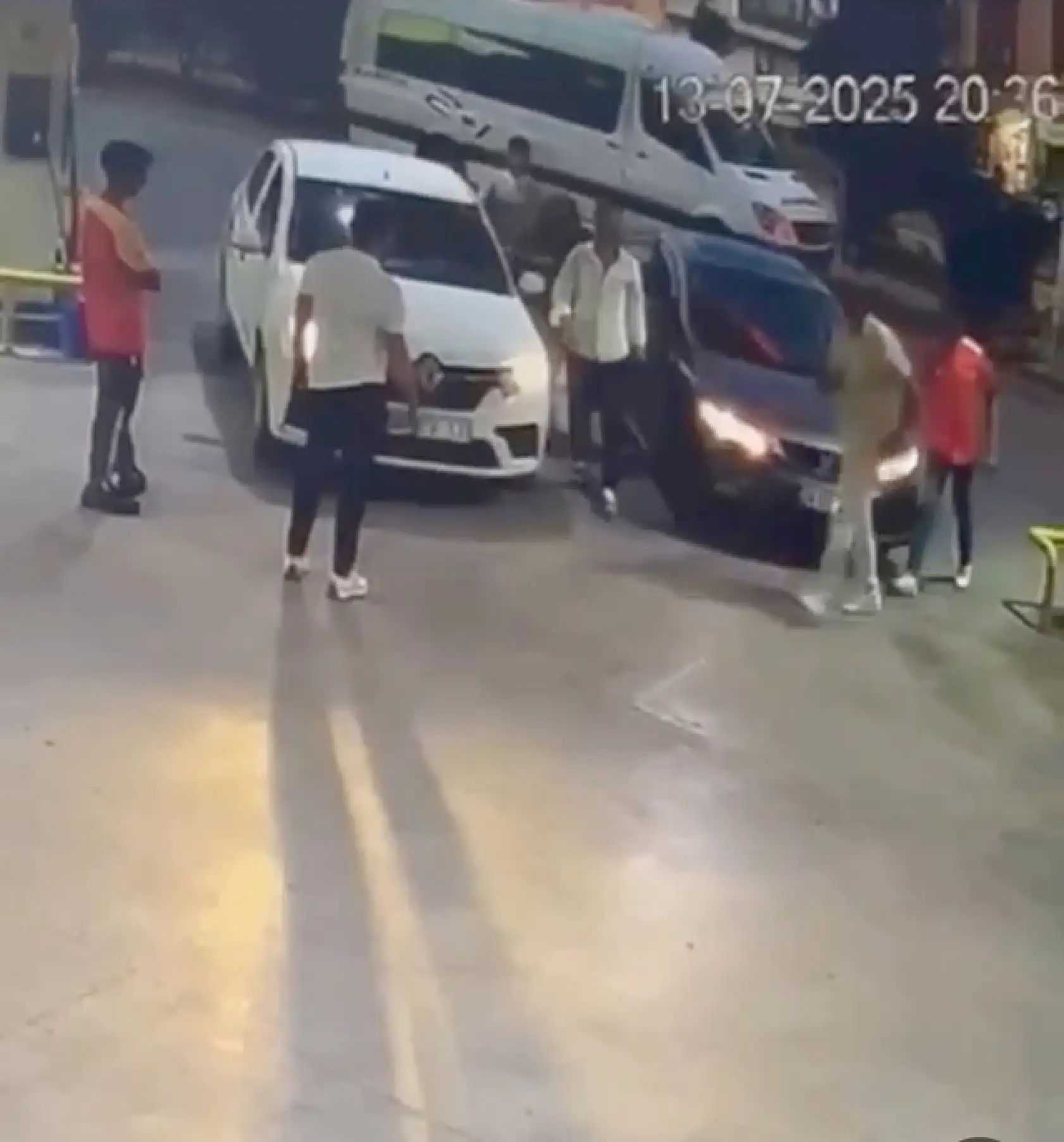 Trafikte Maganda Dehşeti Kamerada