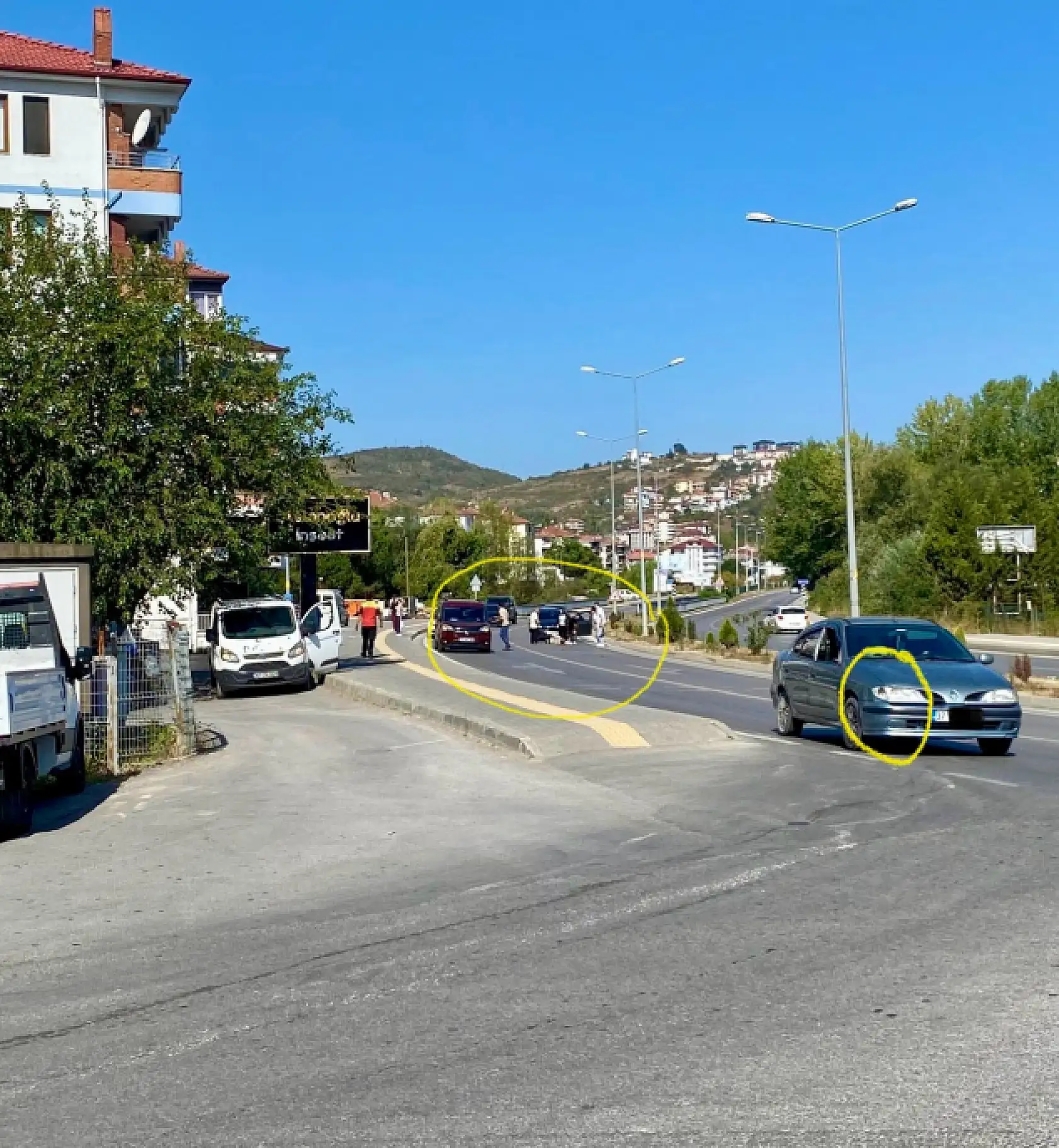 Çevre Yolunda Yayaya Araç Çarptı