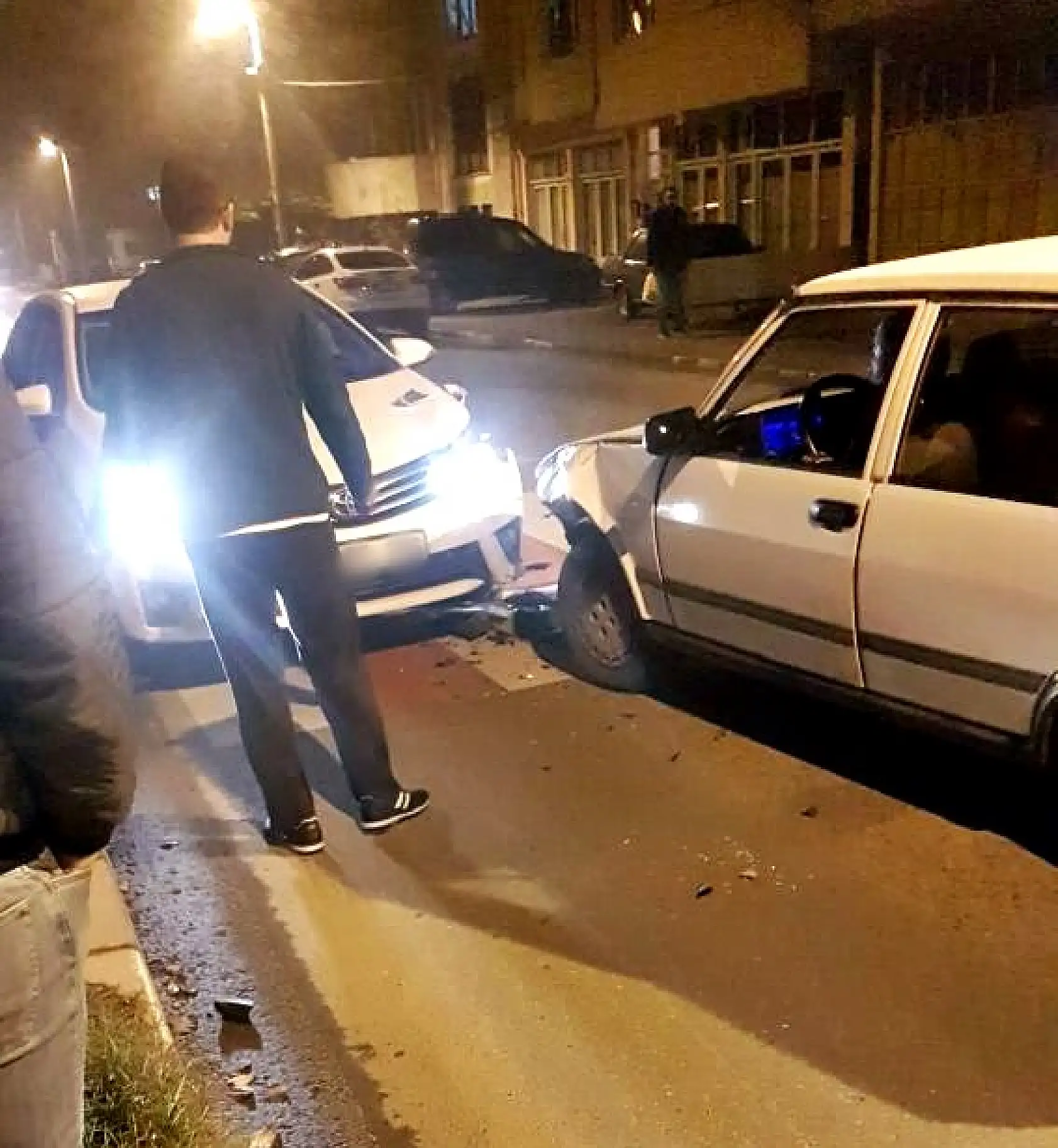 Kanlı ırmak caddesinde kaza