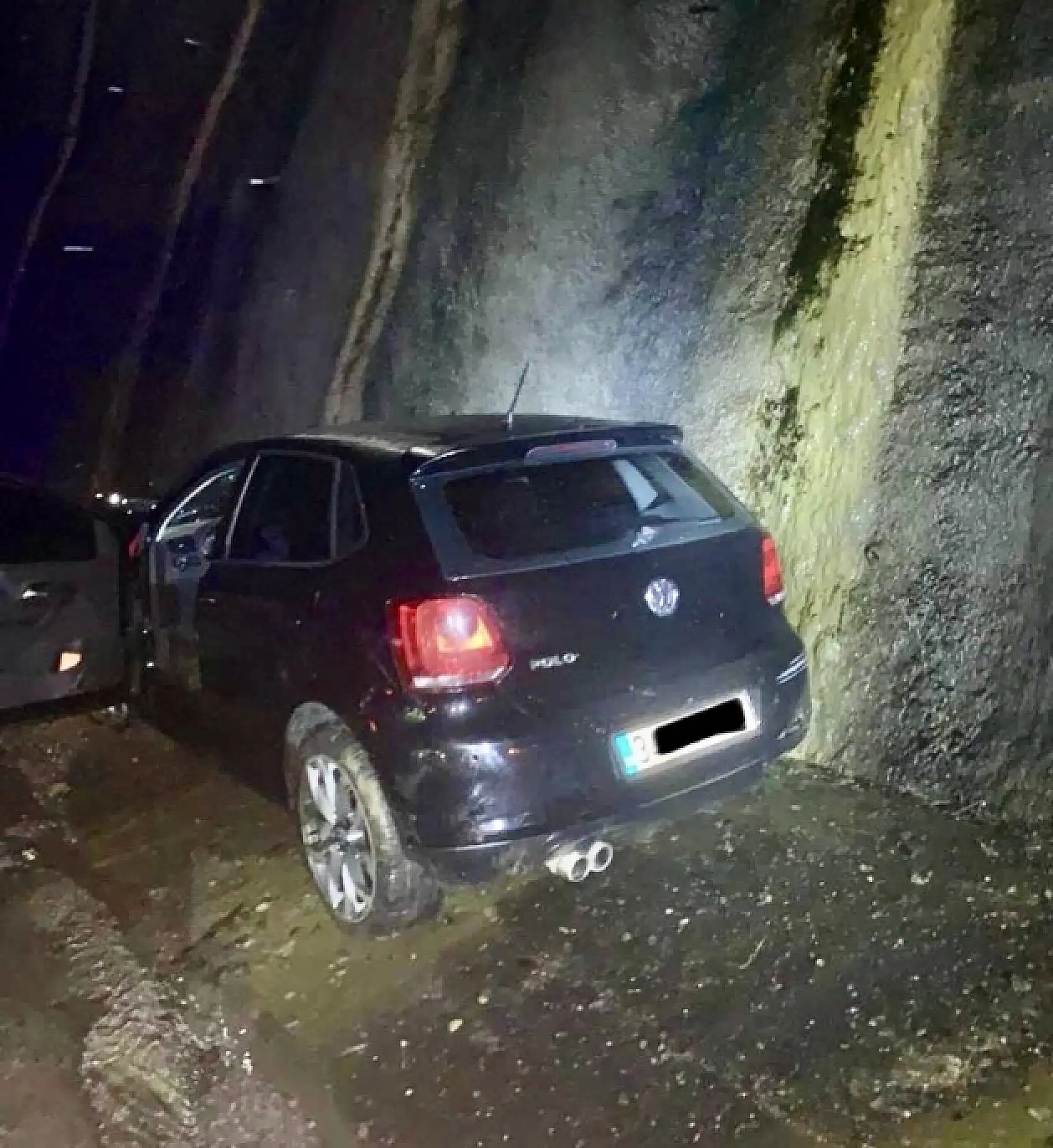 Baraj bölgesinde kaza