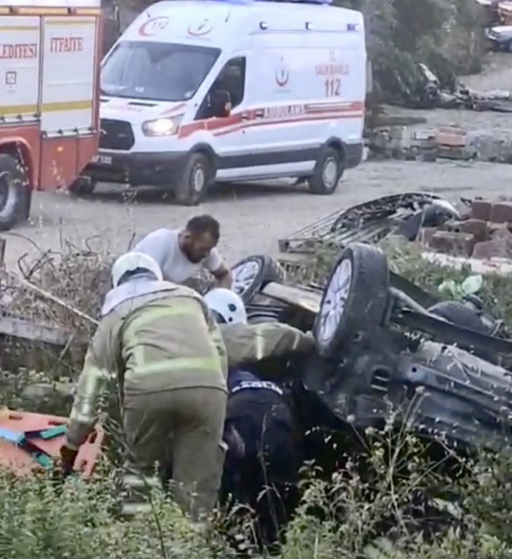 Bartın Kurtköy'de Feci Kaza