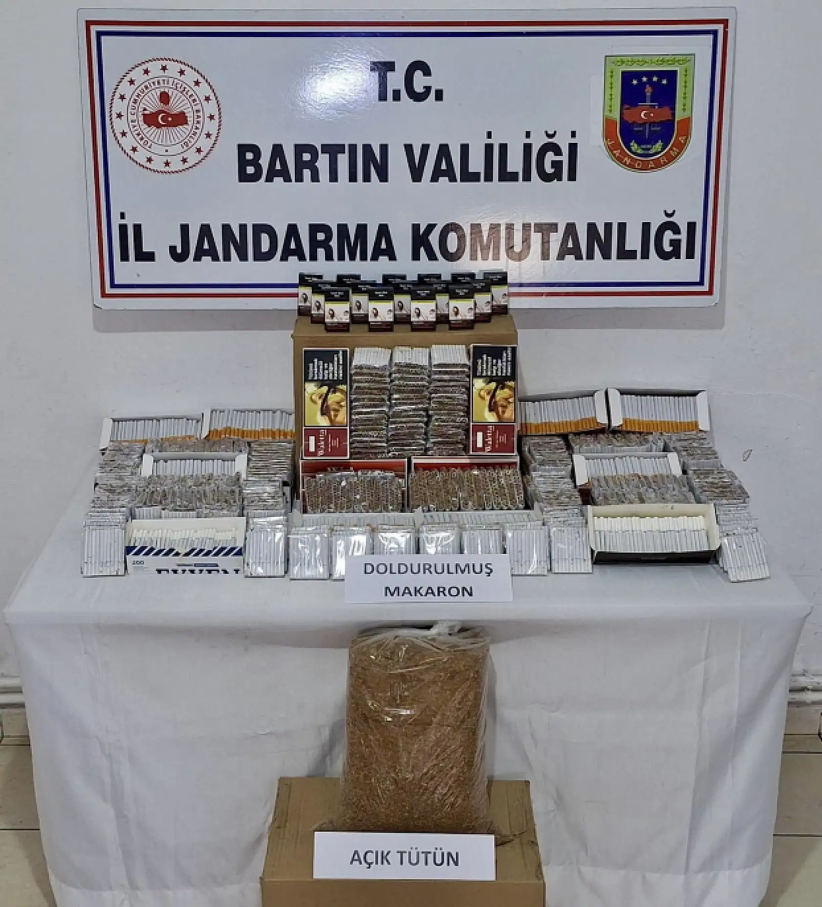 Bartın'da kaçak ürün operasyonu