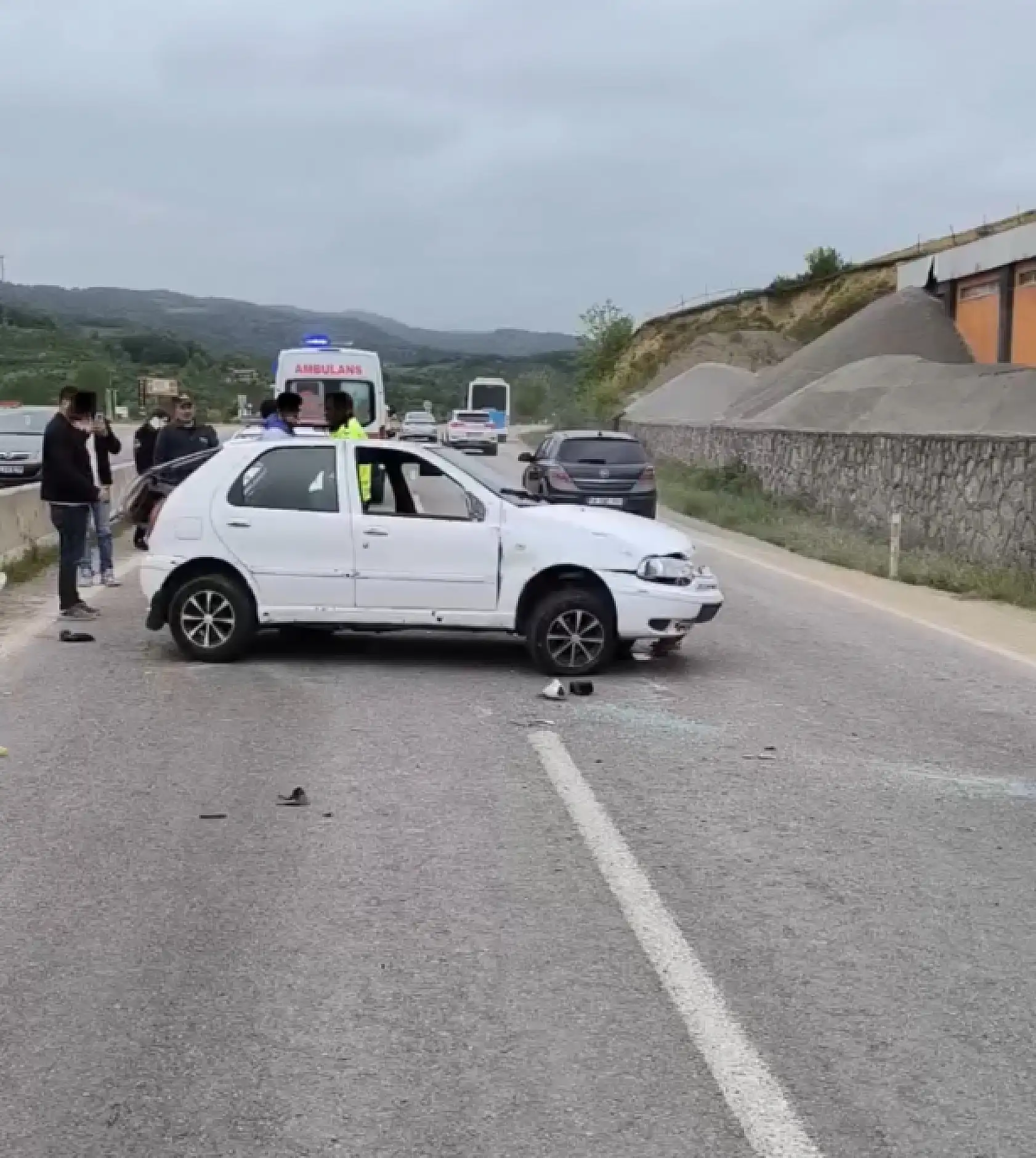 Kaza yapan sürücü alkollü çıktı