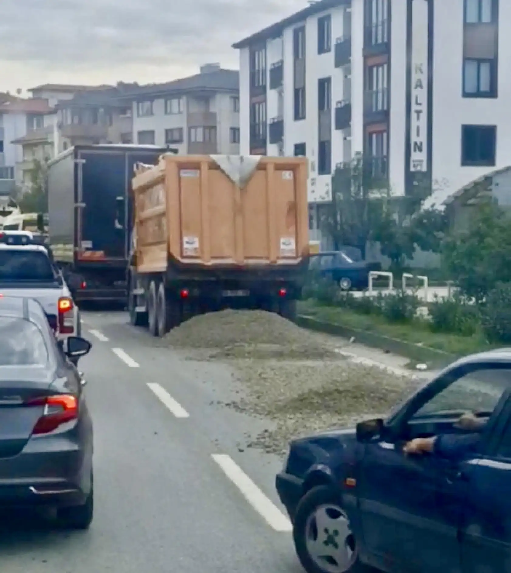 Çevreyolunda talihsiz olay