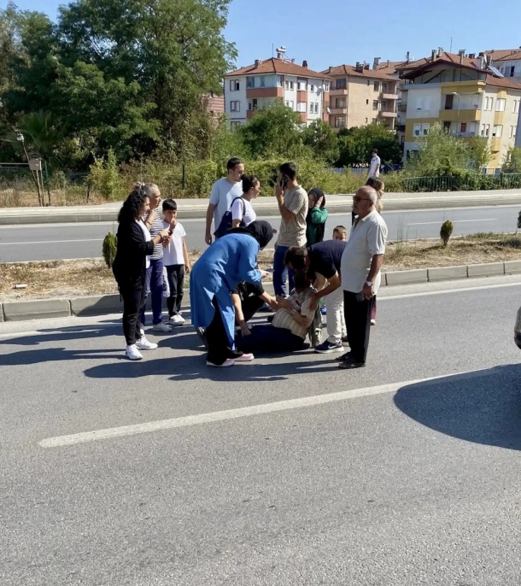 Çevre Yolunda Yayaya Araç Çarptı