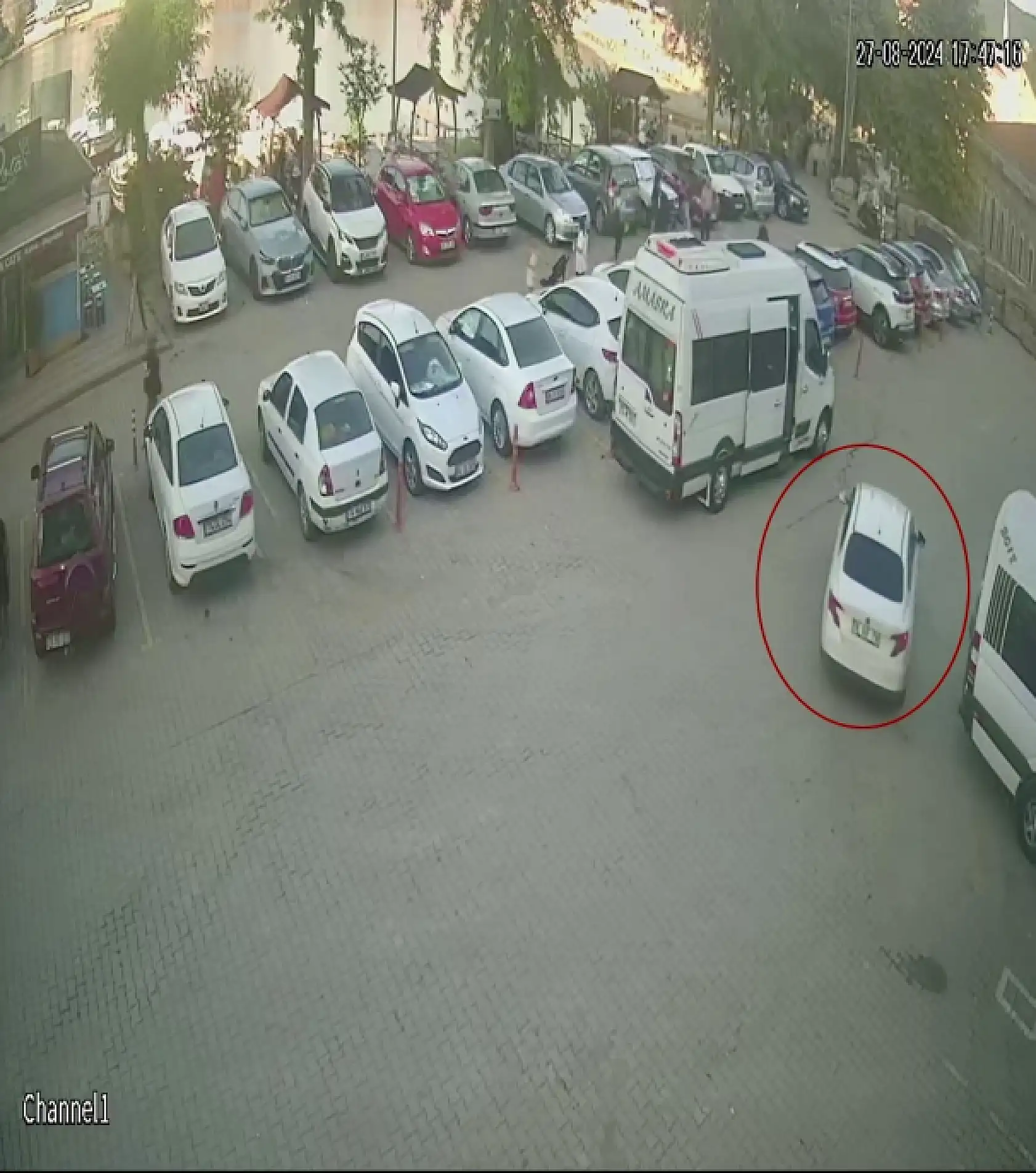 Silahlı saldırı kamerada