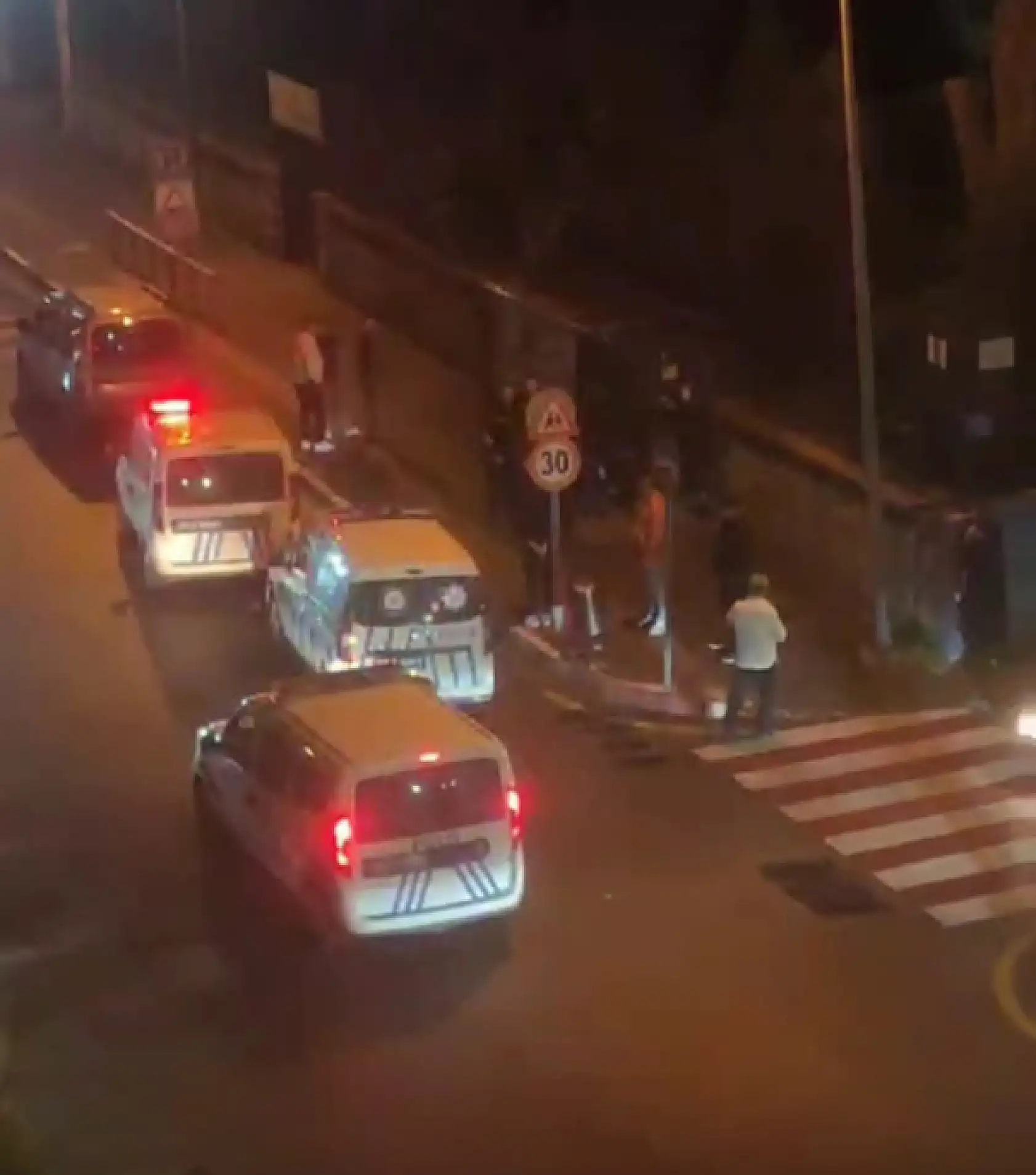 Hendekyanı caddesinde kavga çıktı