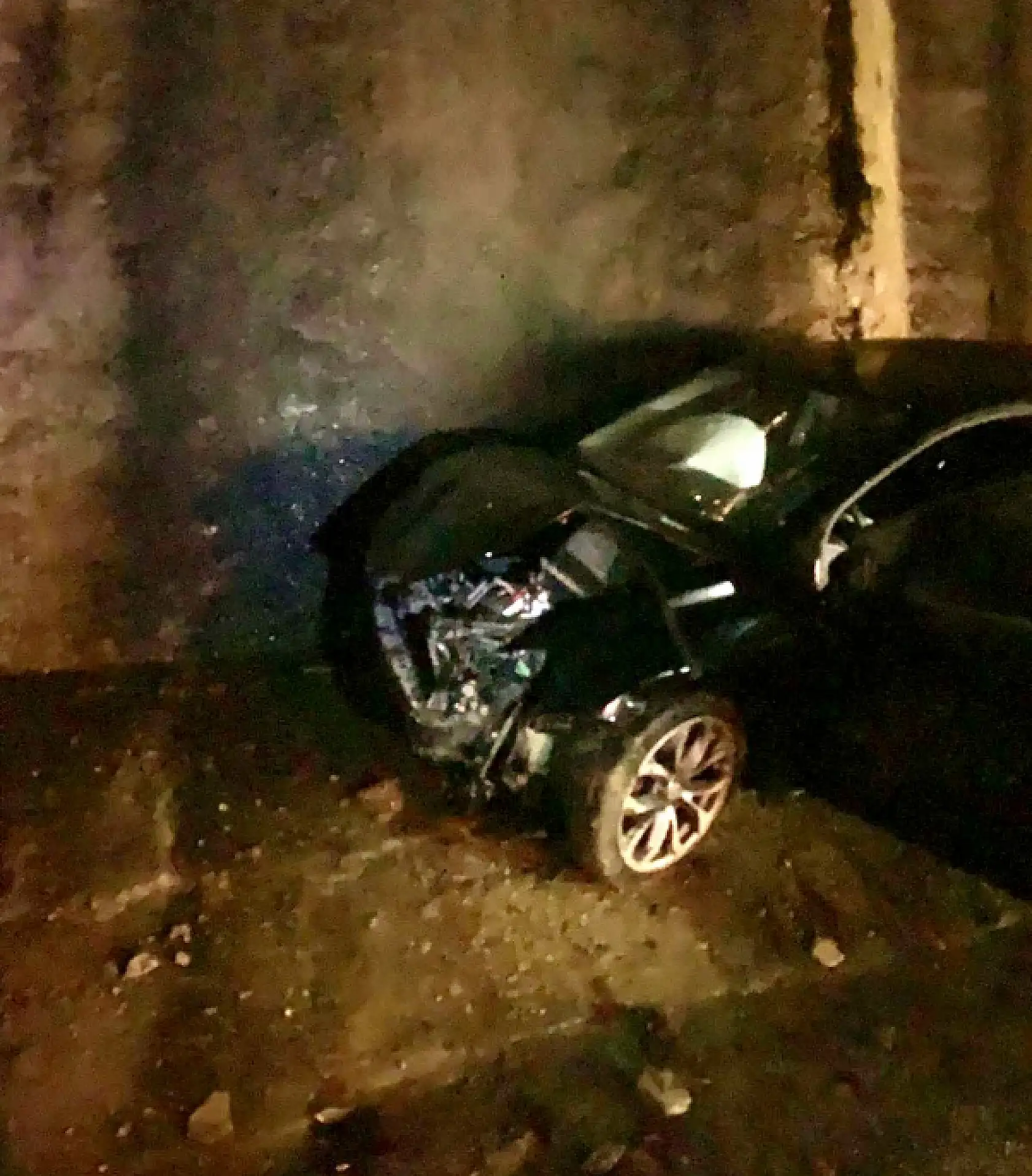 Baraj bölgesinde kaza