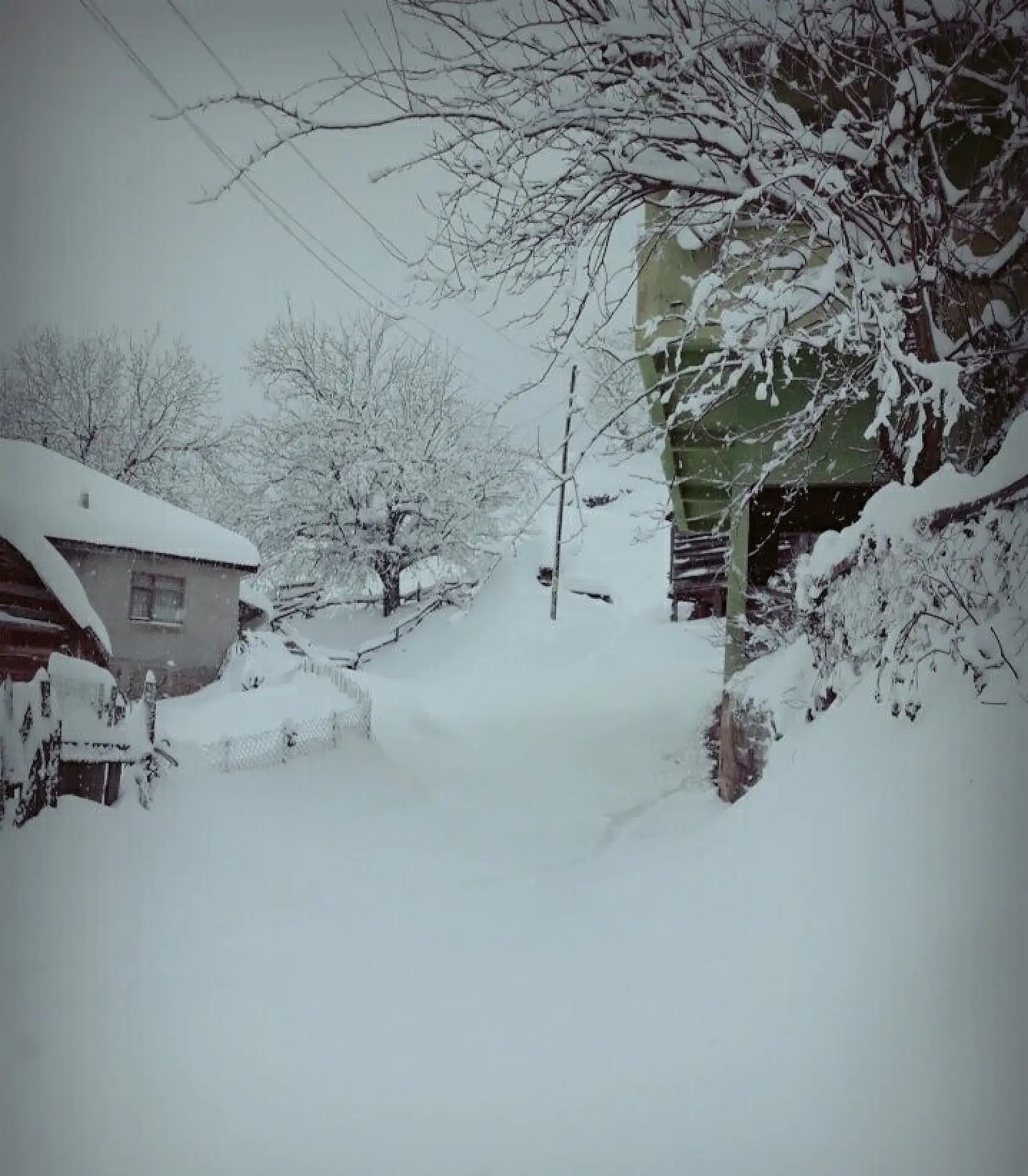 Bartın'da 41 köy yolu kapandı