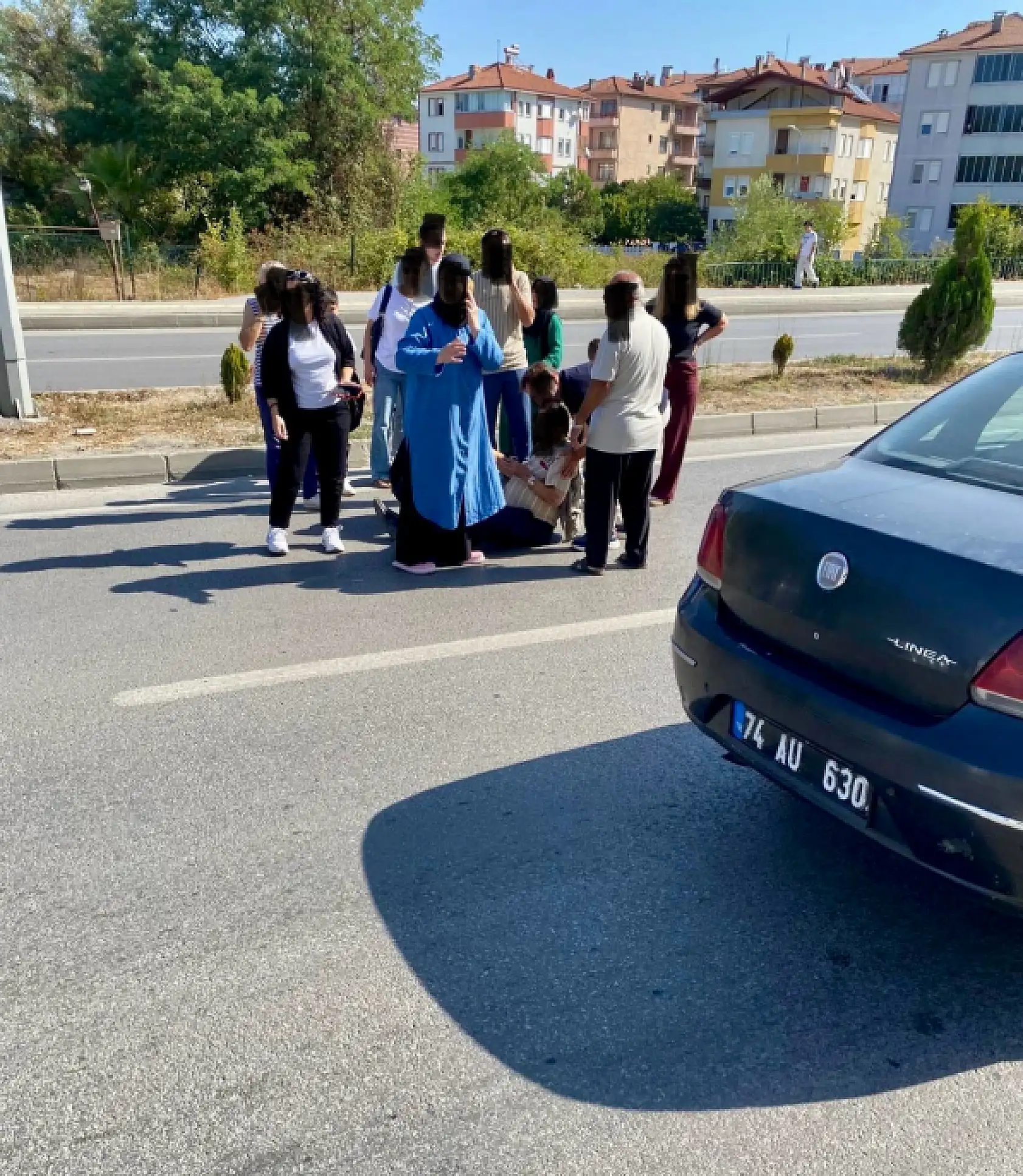 Çevre Yolunda Yayaya Araç Çarptı