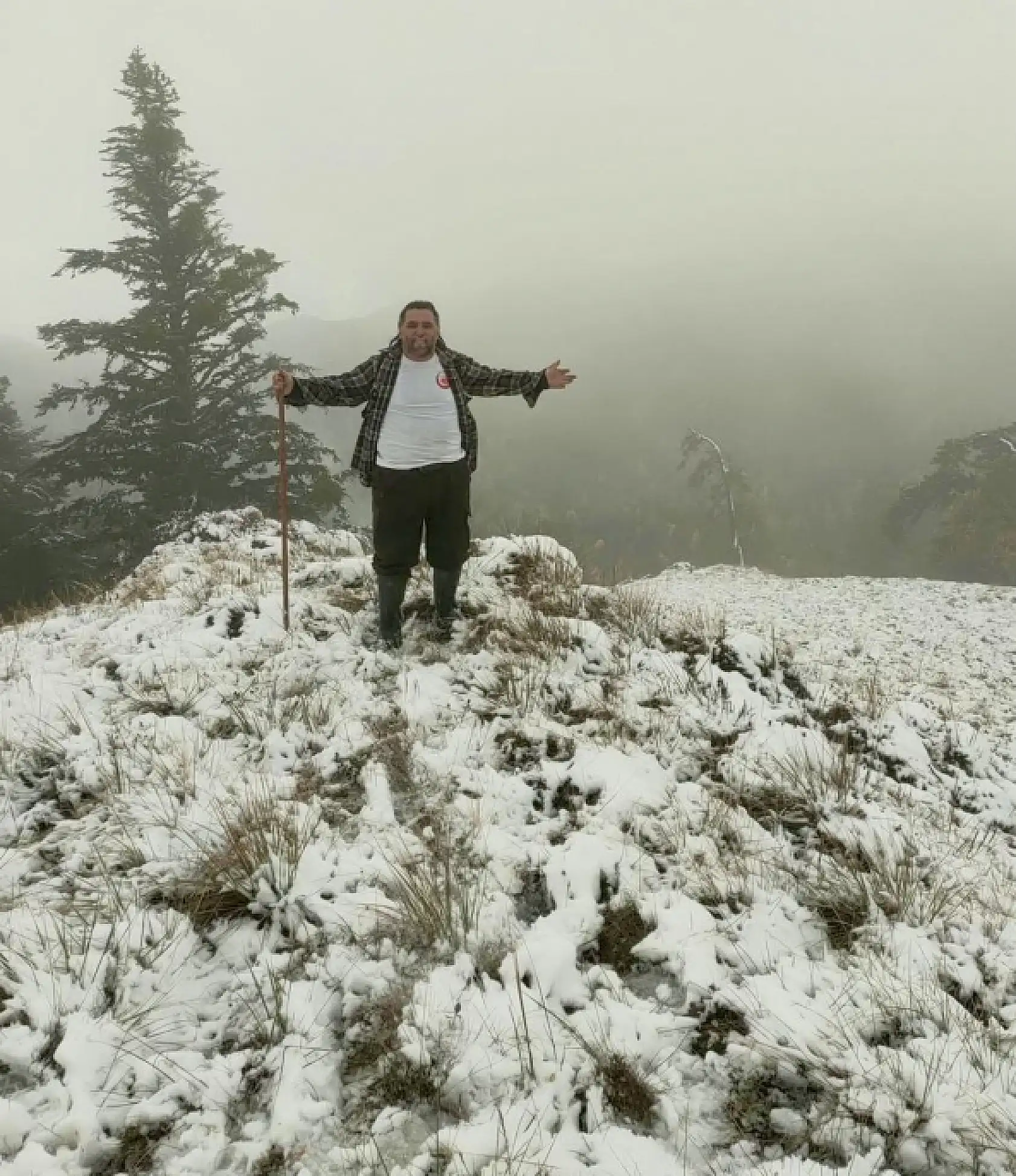 Bartın'a ilk kar düştü