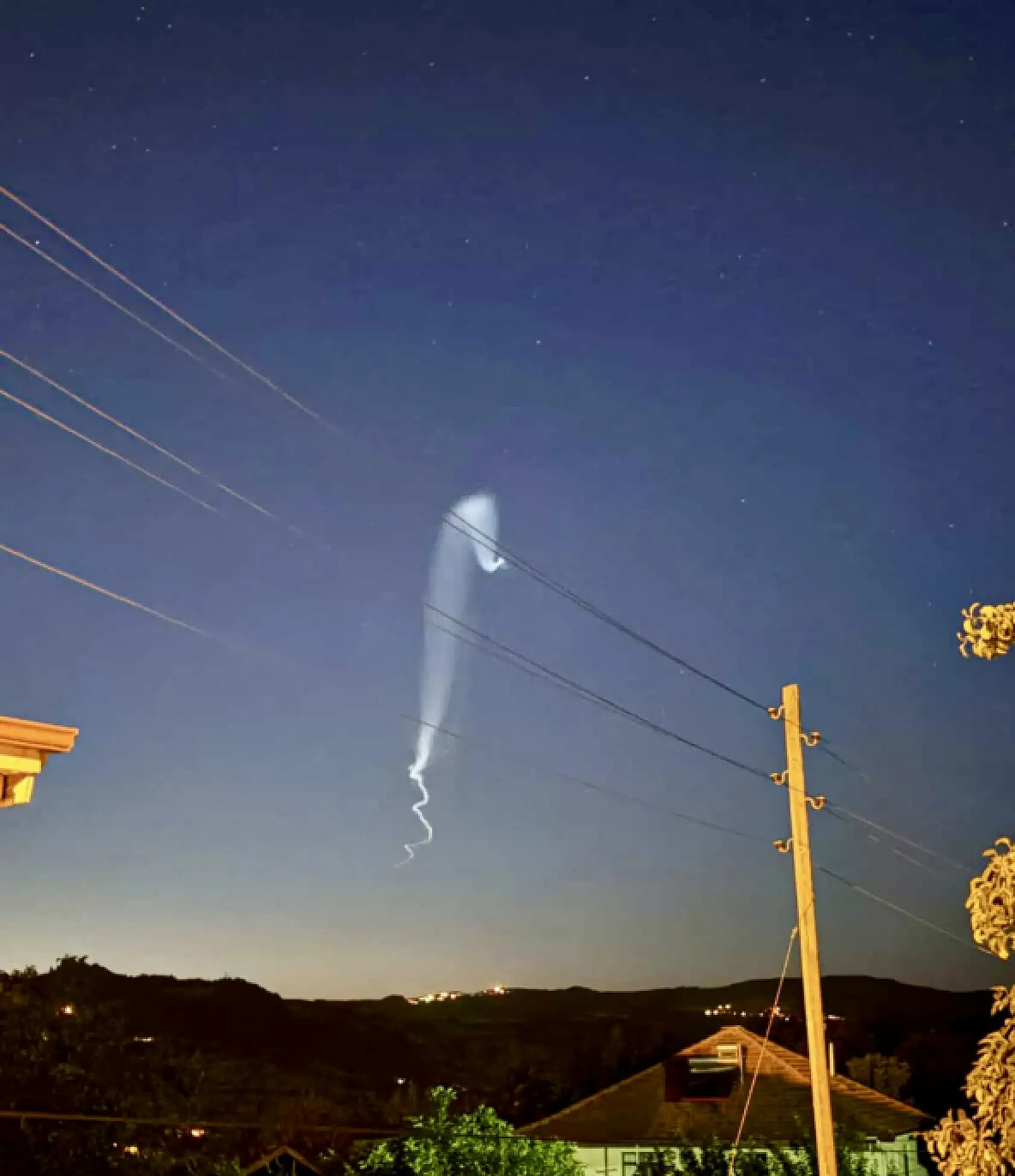 Bartın Semalarında  Gizemli Işık