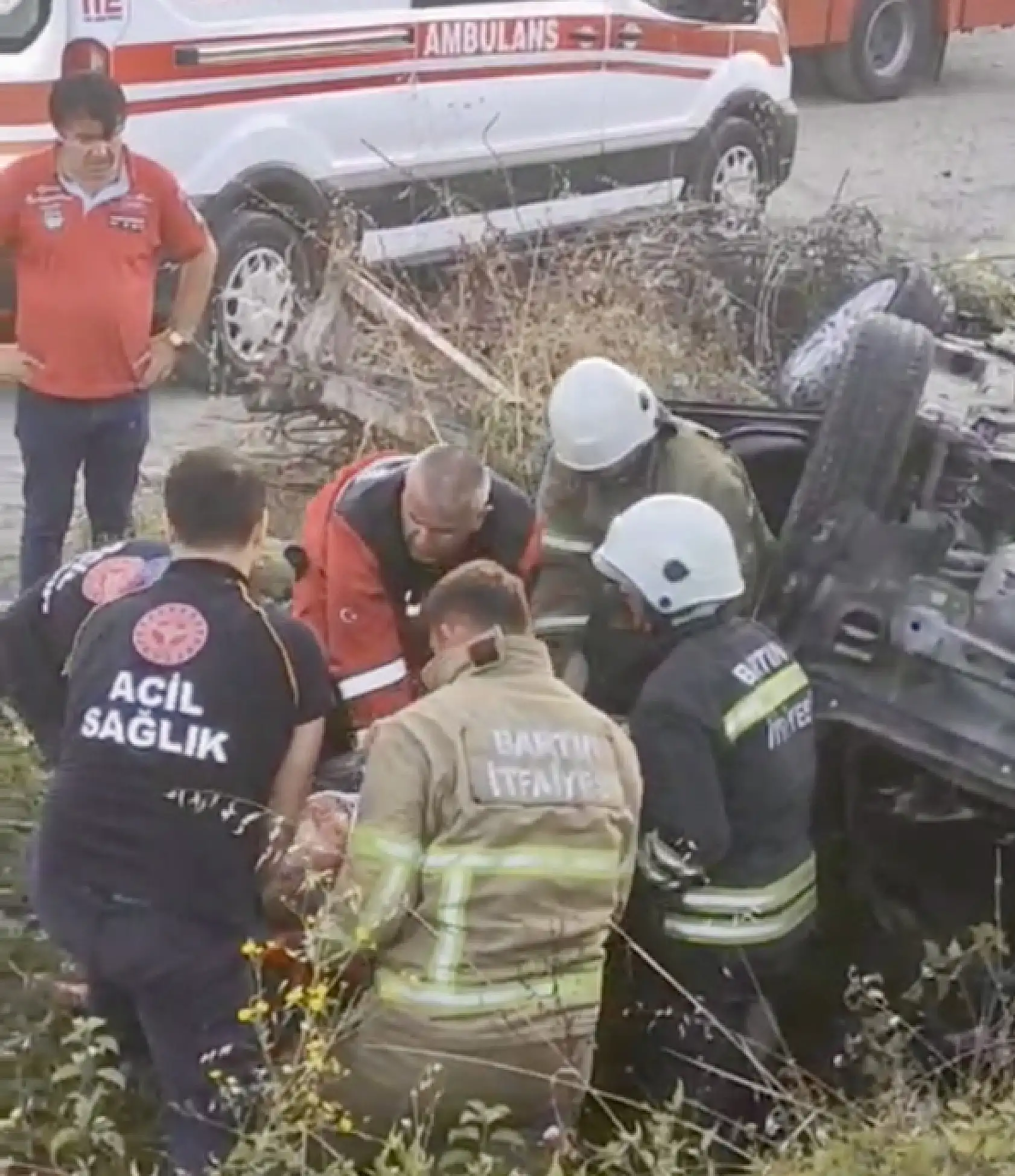 Bartın Kurtköy'de Feci Kaza