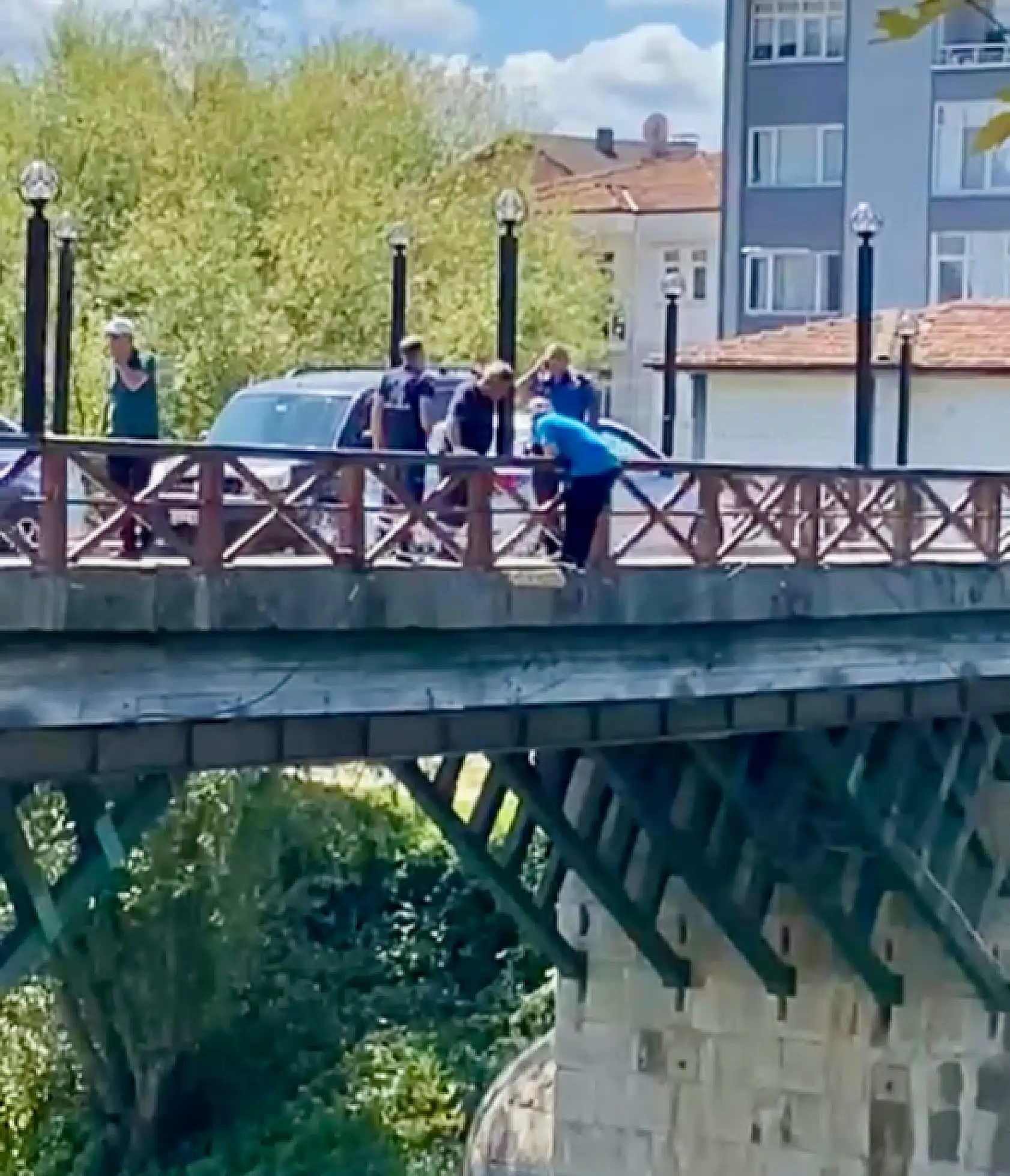 Orduyeri Köprüsünde hareketli dakikalar