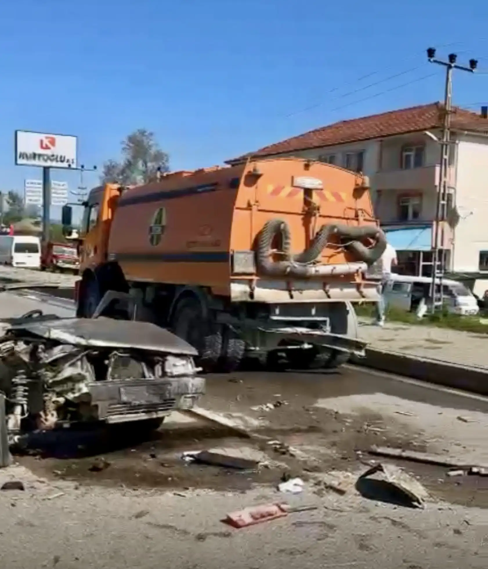 Terminal yolunda feci kaza