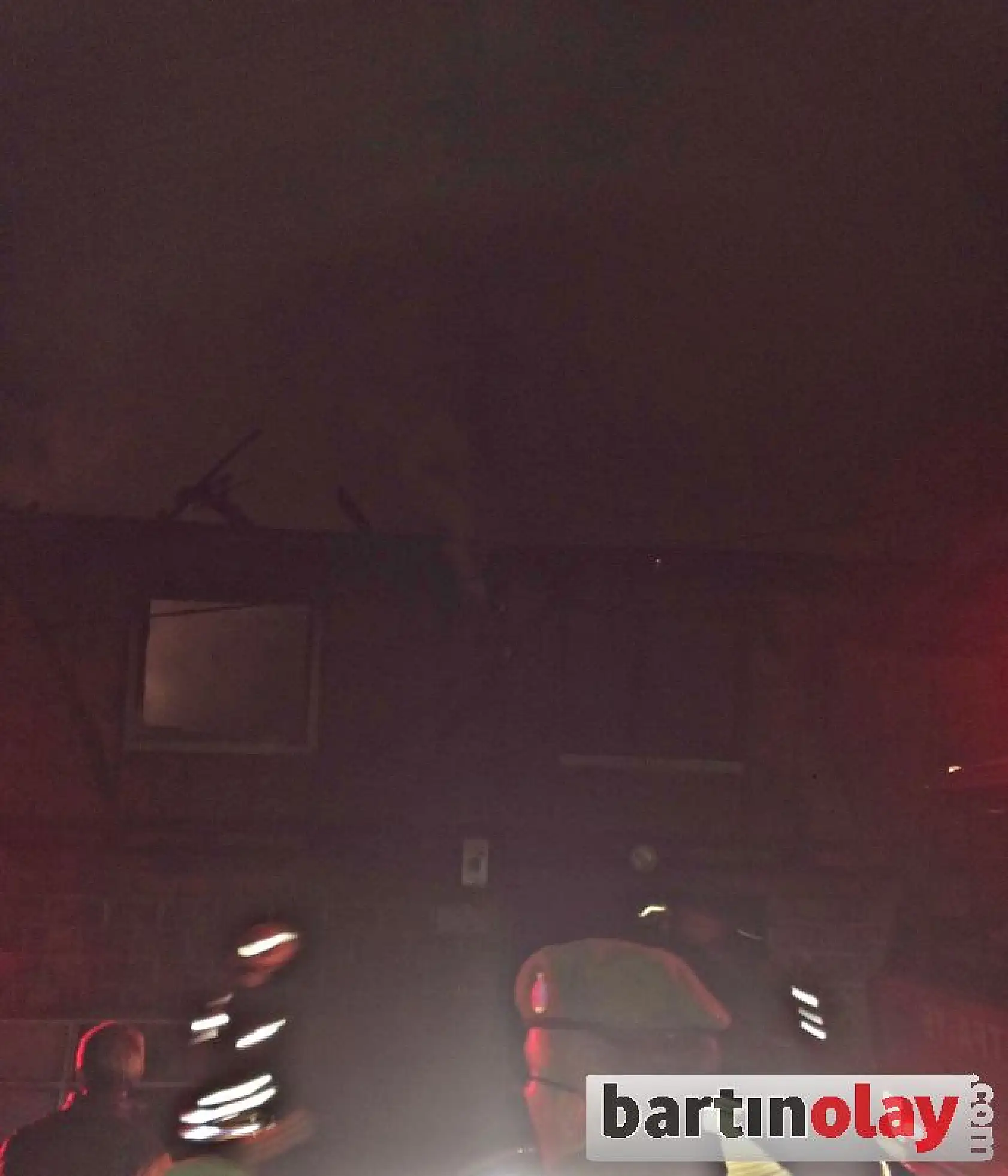 Gece yangın çıktı