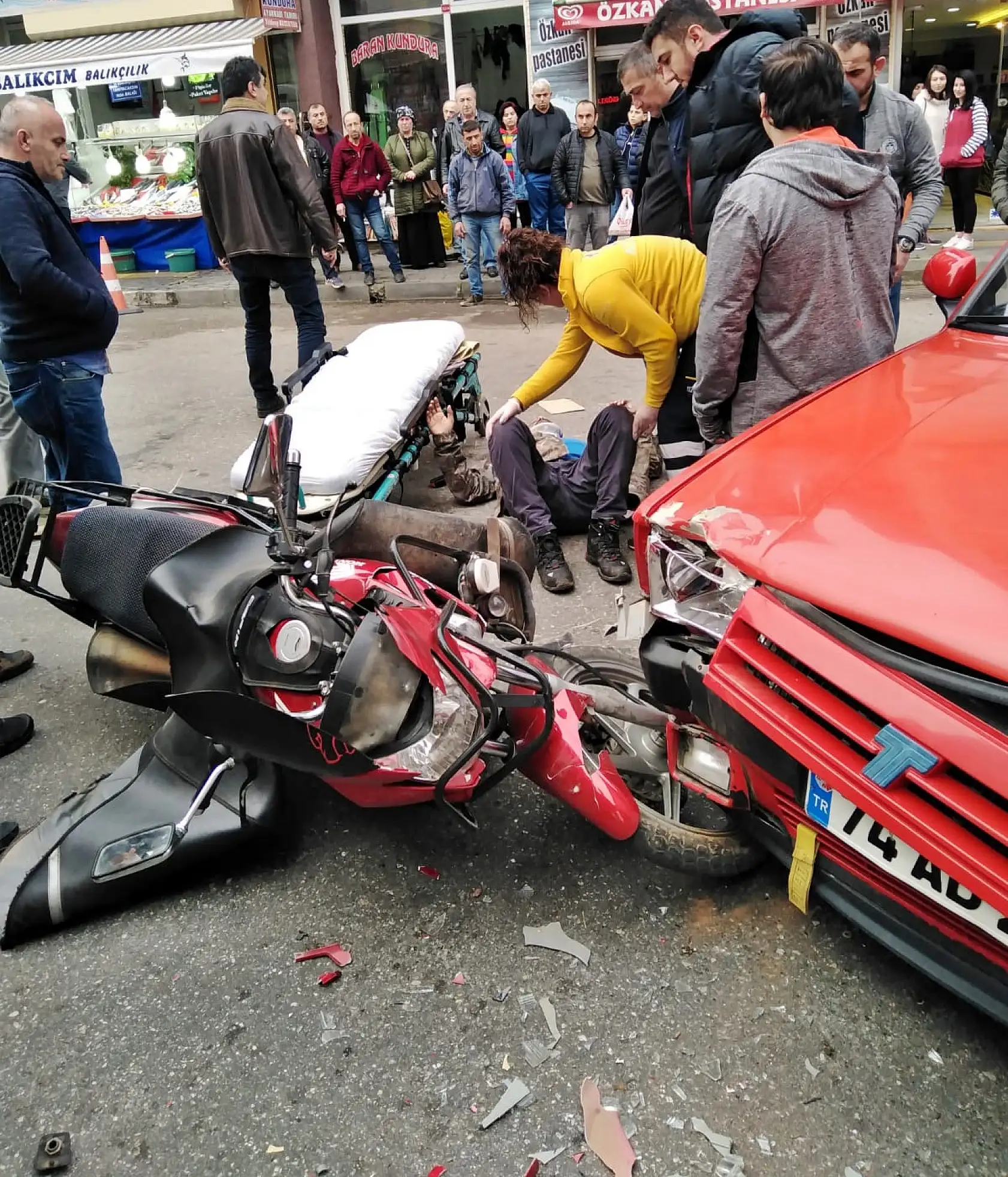 Kafa kafaya çarpışma