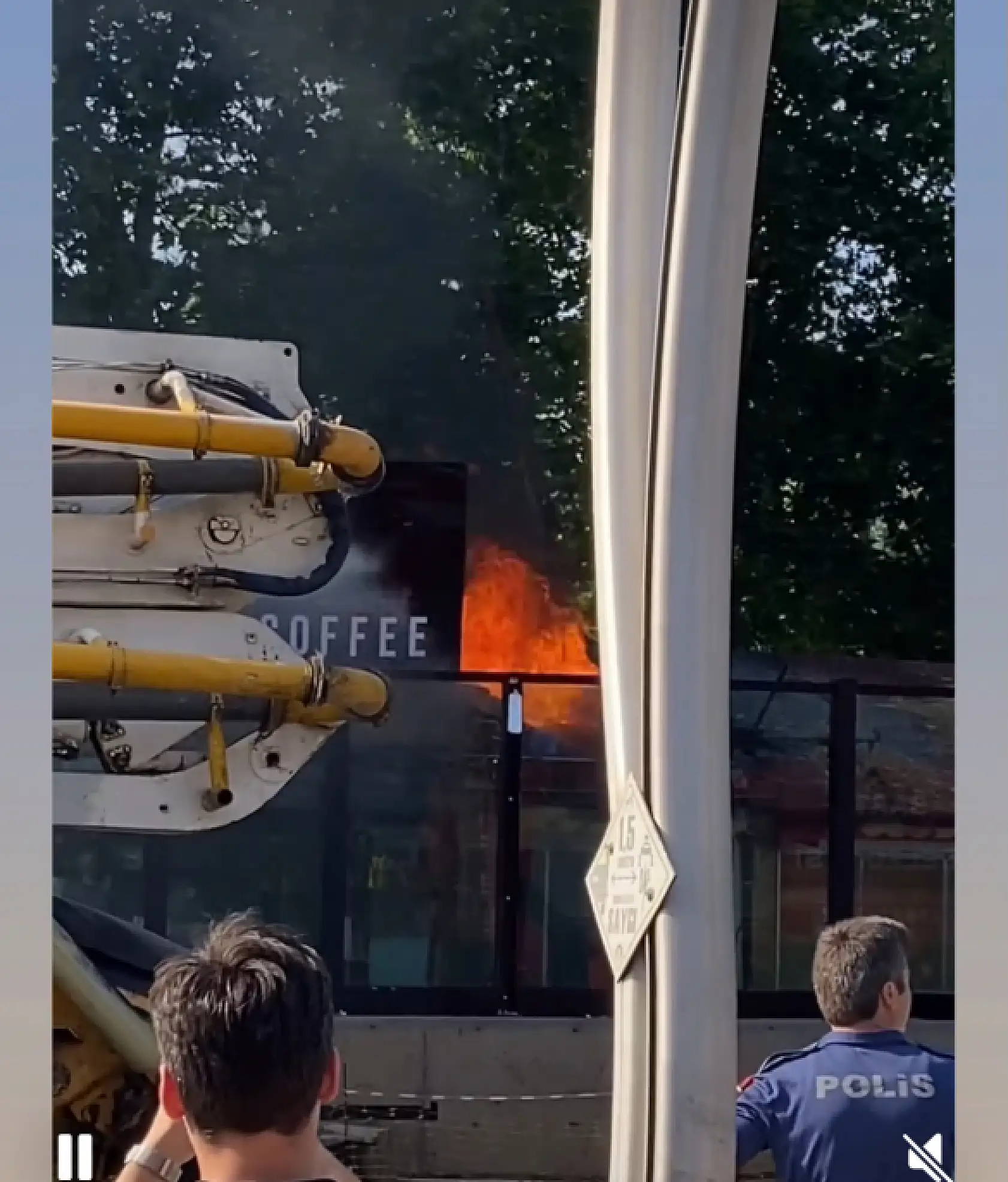 Bartın Yalı'da Yangın paniği