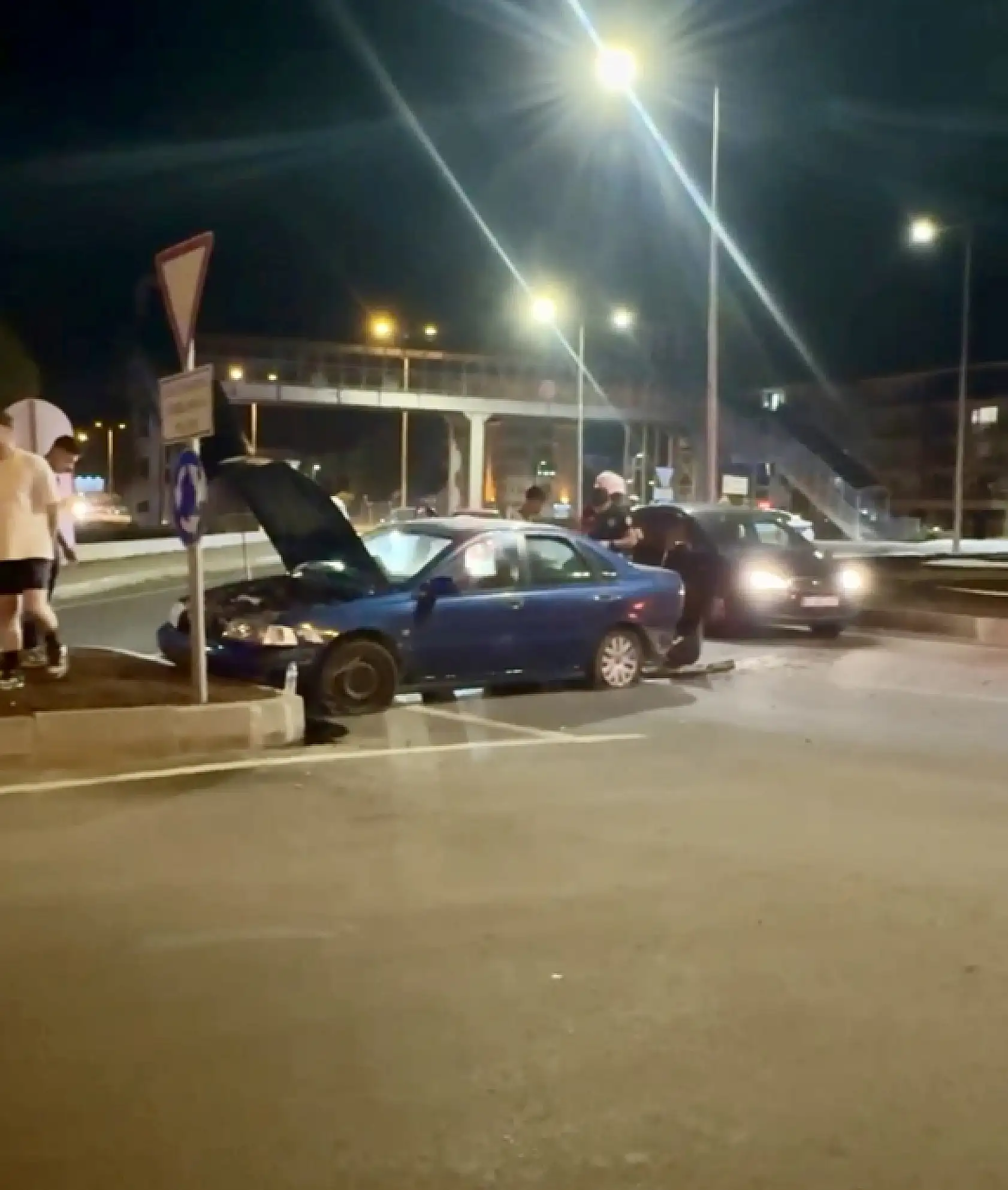 Yeni Kavşakta yine Kaza