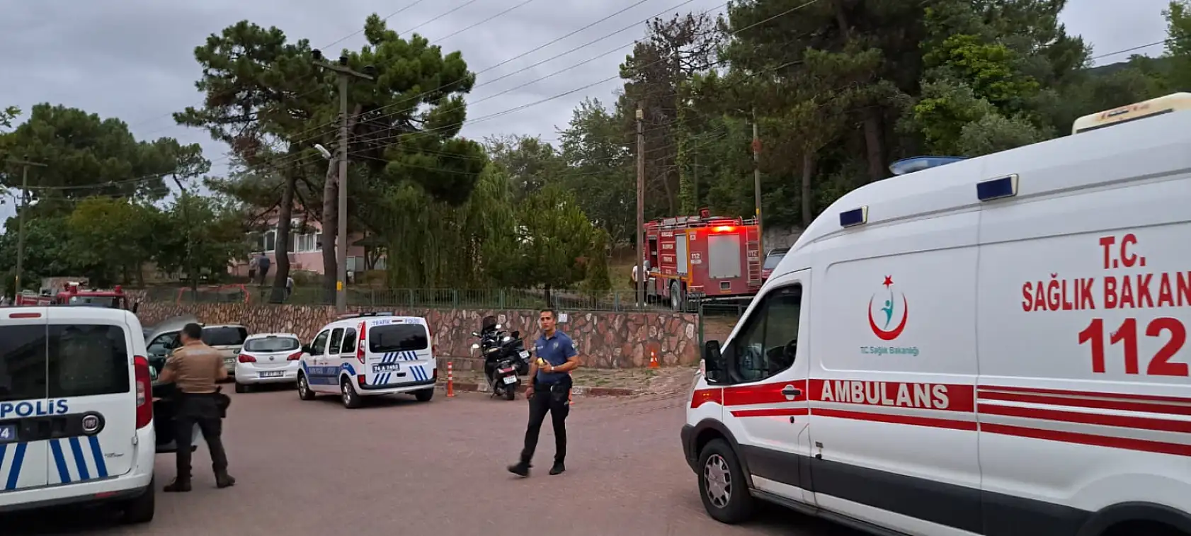 Son dakika, lojmandan dumanlar yükseldi