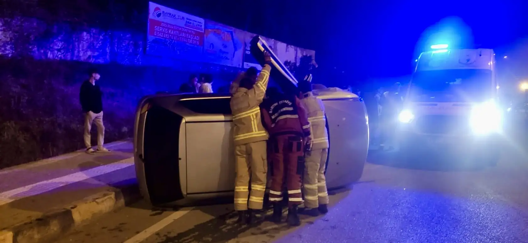 Akıllı kavşakta kaza