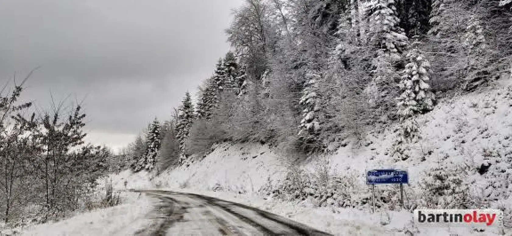 Ulus Pınarbaşı yolunda kar temizleme 