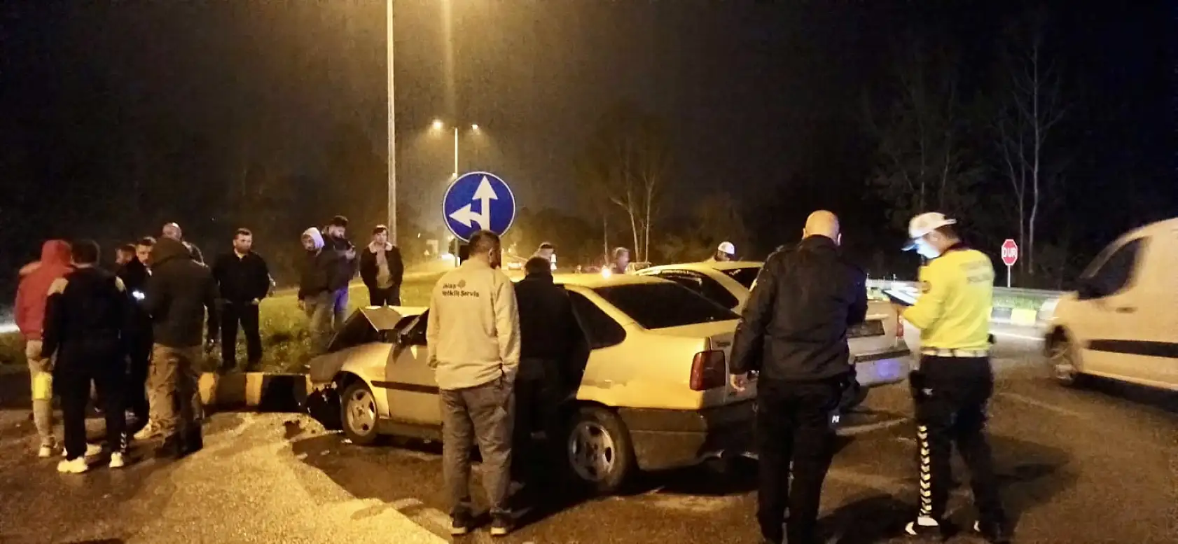 Arıt yol ayrımında yine kaza