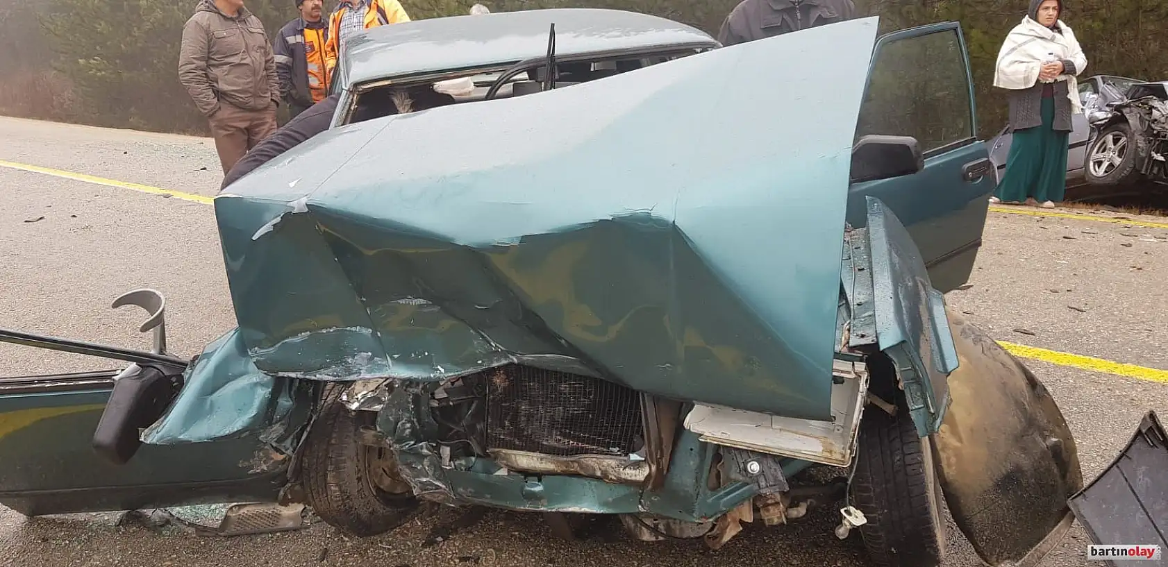 Ahmetusta'da kafa kafa çarpışma