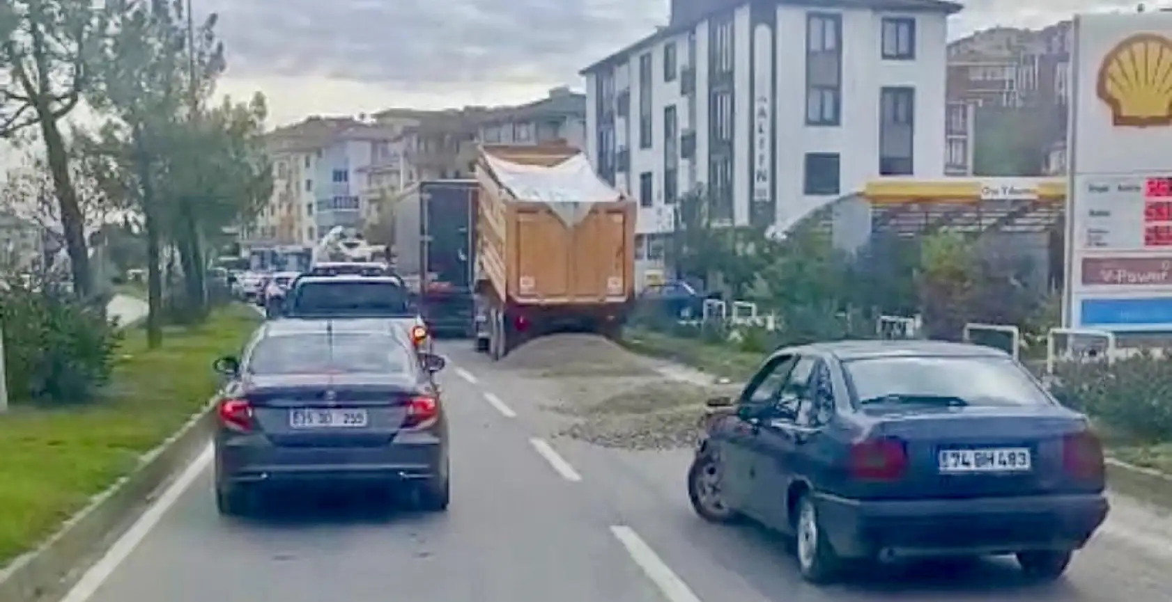 Çevreyolunda talihsiz olay