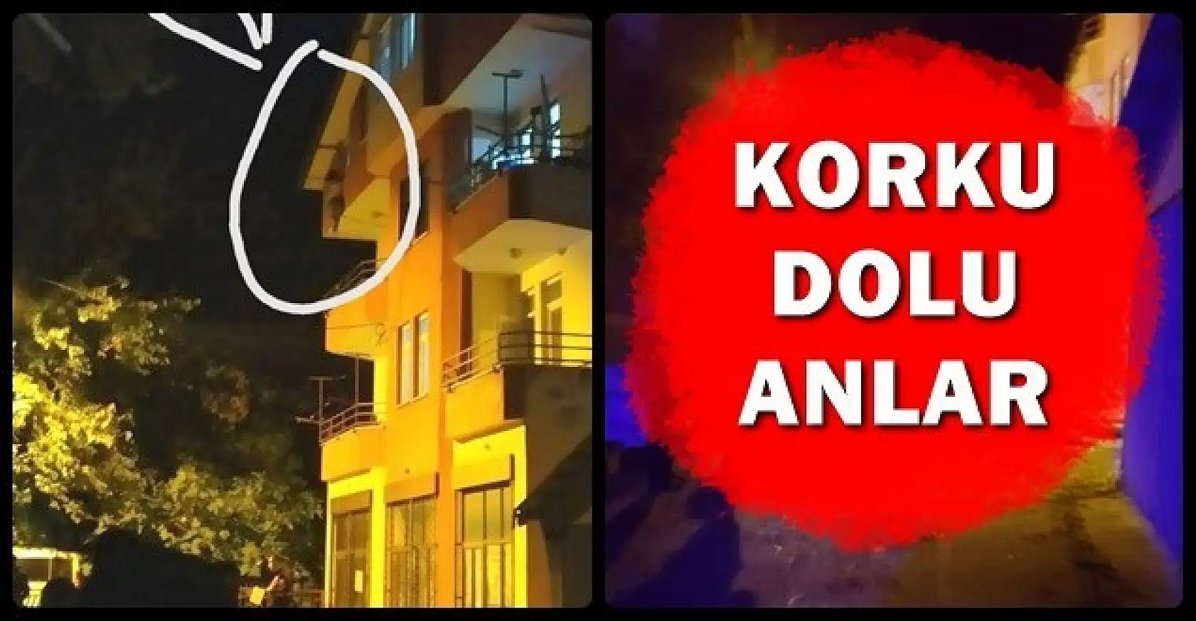 Bartın'da korku dolu anlar 