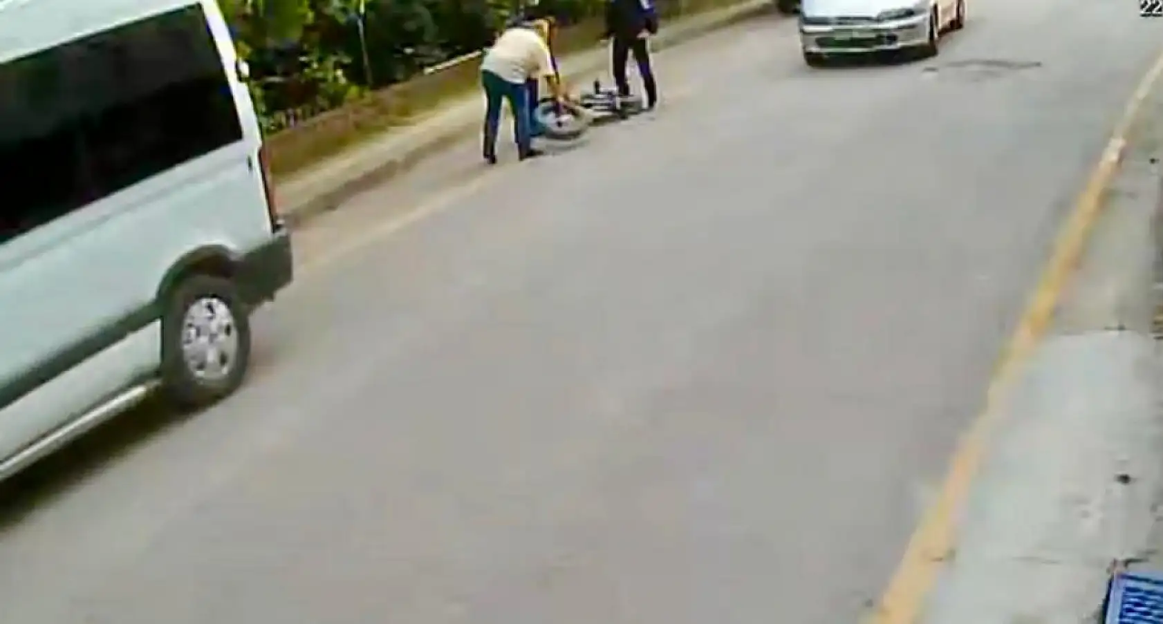 Ezilmekten son anda kurtuldu