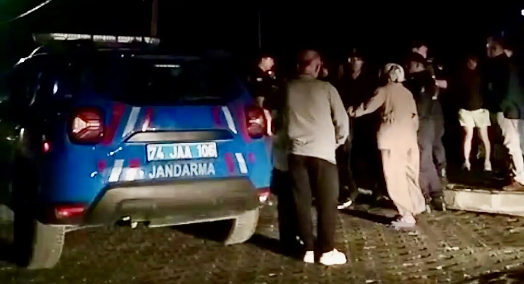 Bartın'da hareketli dakikalar