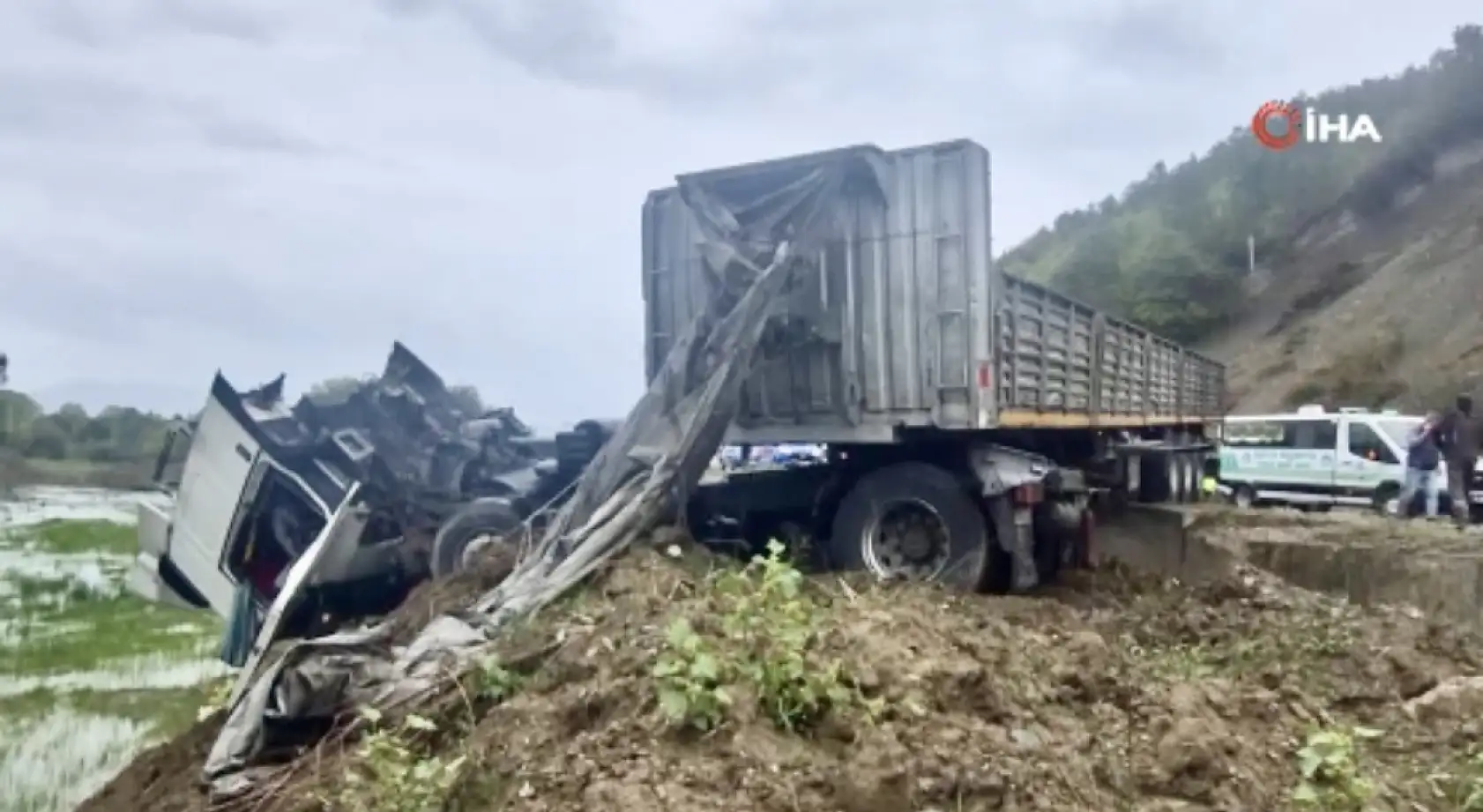 Potbaşı Mevkiinde Feci Kaza!