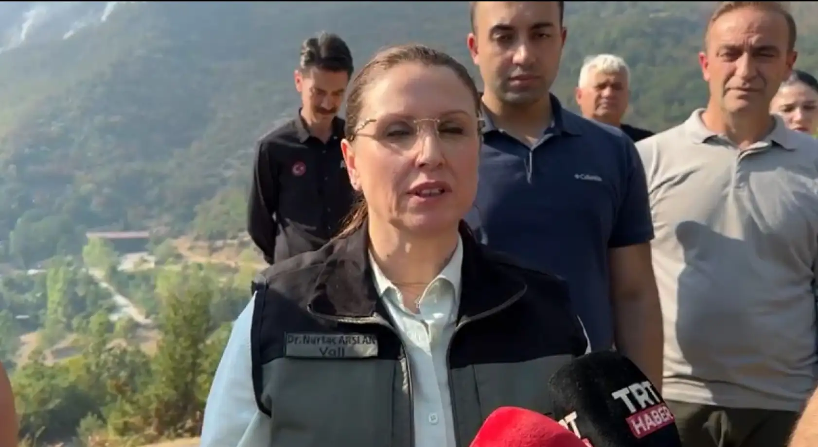 Ulus'ta korkutan orman yangını